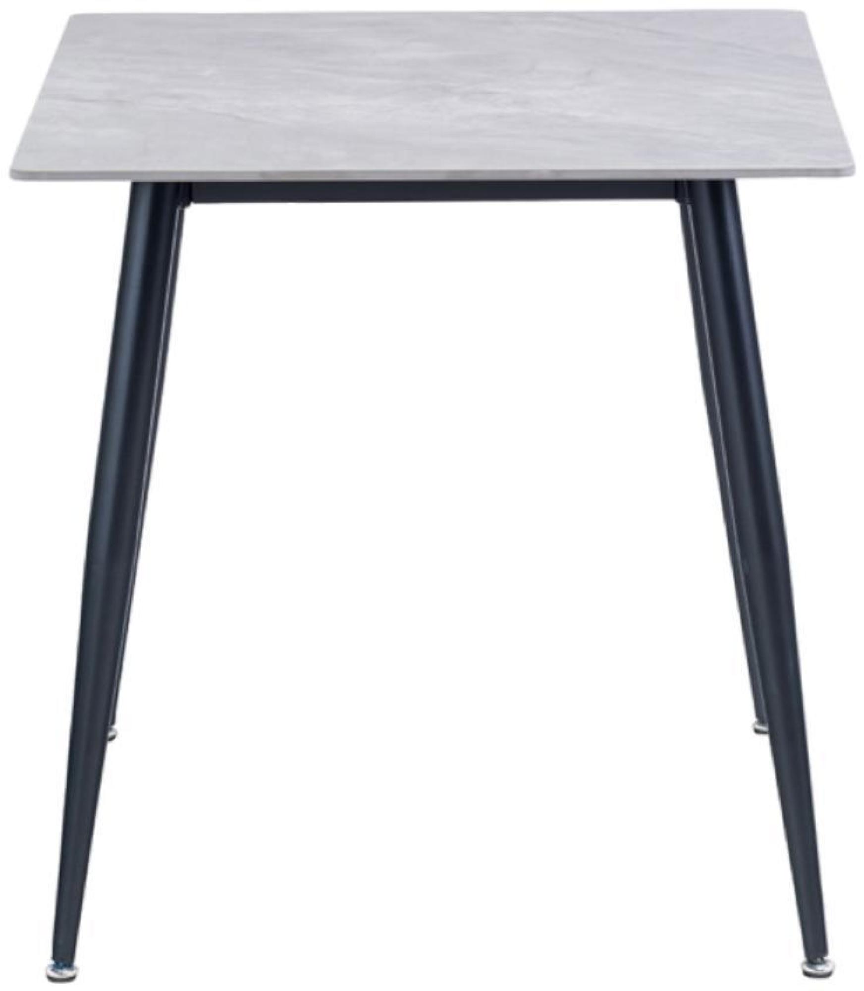 Lavina Rebecca Grey Sintered Stone 2 Seater Square Dining Table - 75cm