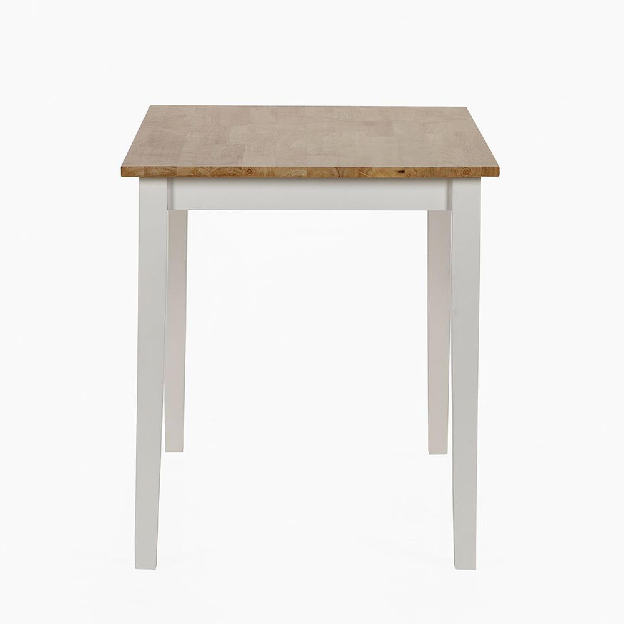 Linwood Dining Table - 114cm - 4 Seater - White Painted