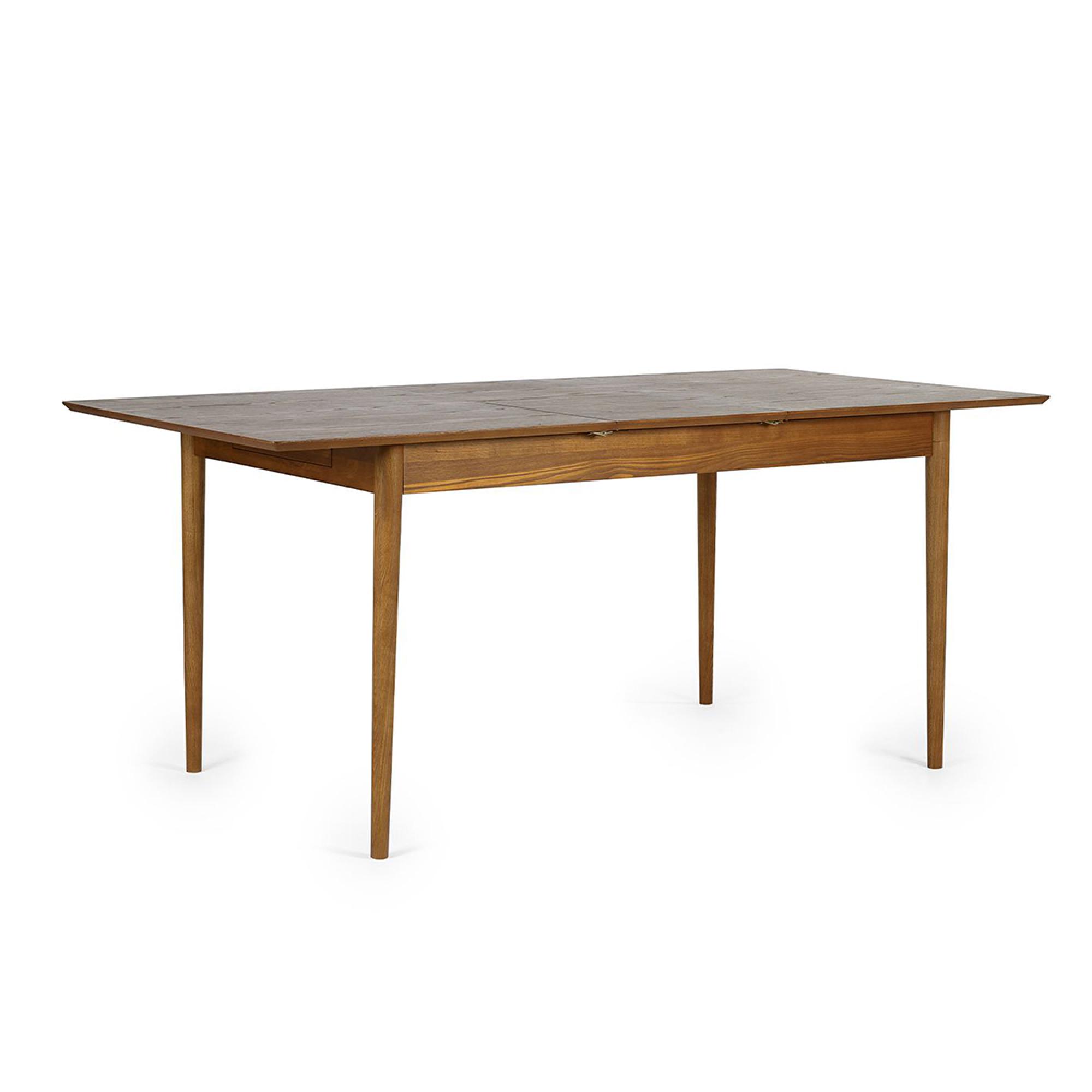Lowry Extending Dining Table - 4-6 Seater - 140cm-180cm - Cherry Wood - Retro Style