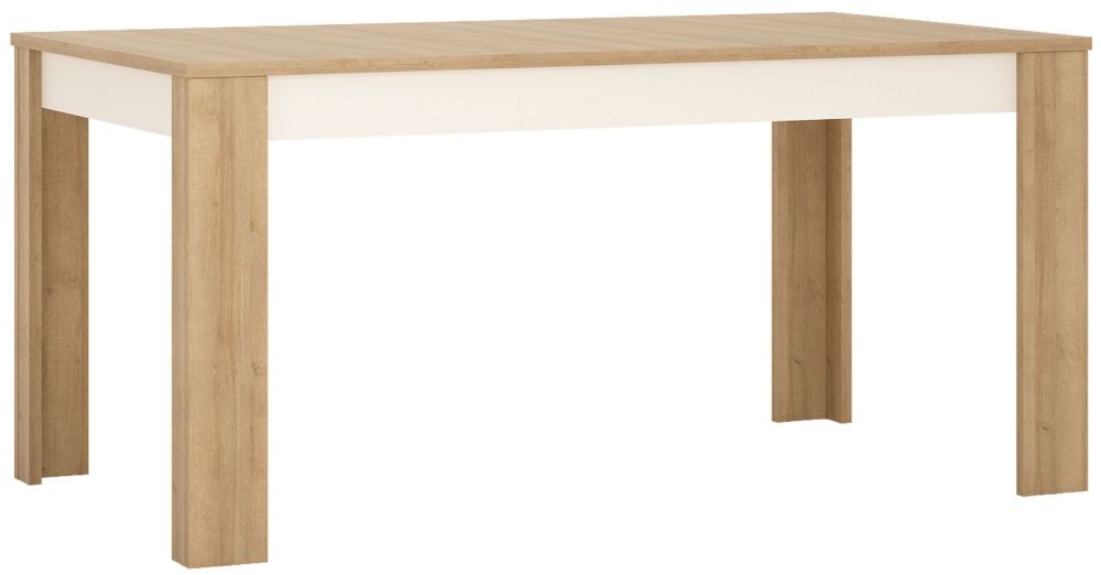 Lyon Oak Effect 6-8 Seater Extending Dining Table