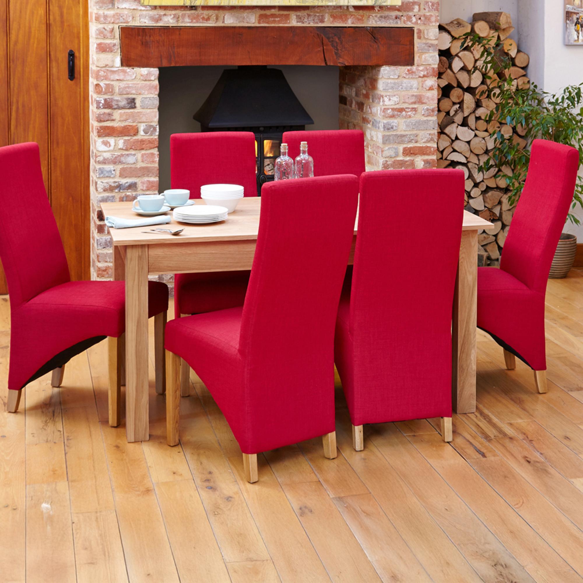 Mobel Oak Dining Table - 6 Seater - 150cm