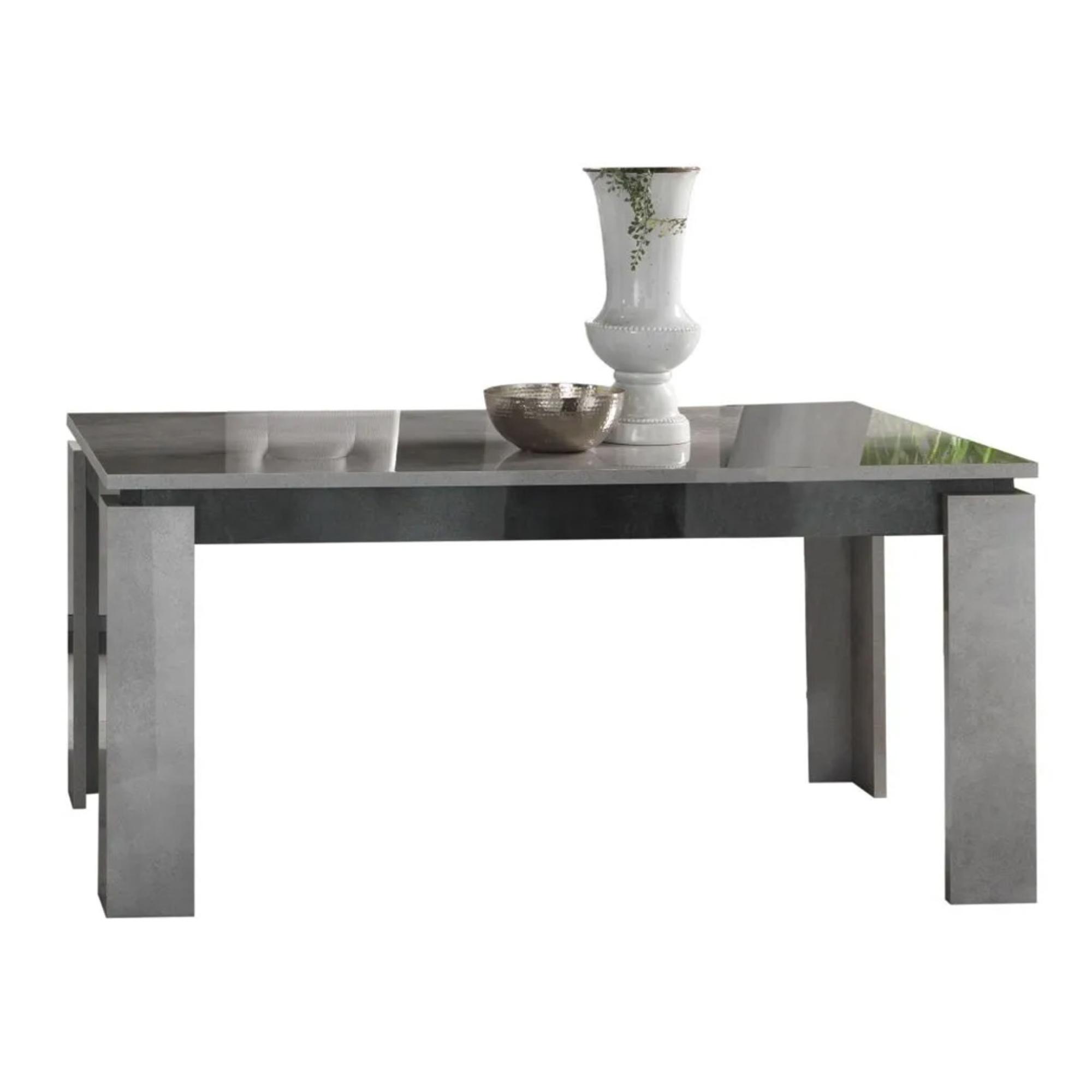 Milo Grey 6-8 Seater Extending Dining Table 160cm 200cm