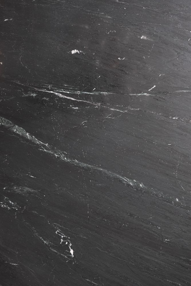 Erie Black Marble 4 Seater Round Dining Table