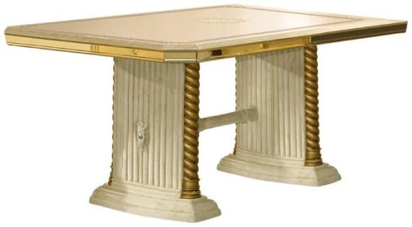 New Venus Beige Italian 6-8 Seater Extending Dining Table