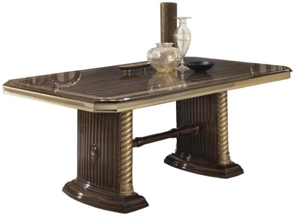 New Venus Walnut Italian 6-8 Seater Extending Pedestal Dining Table