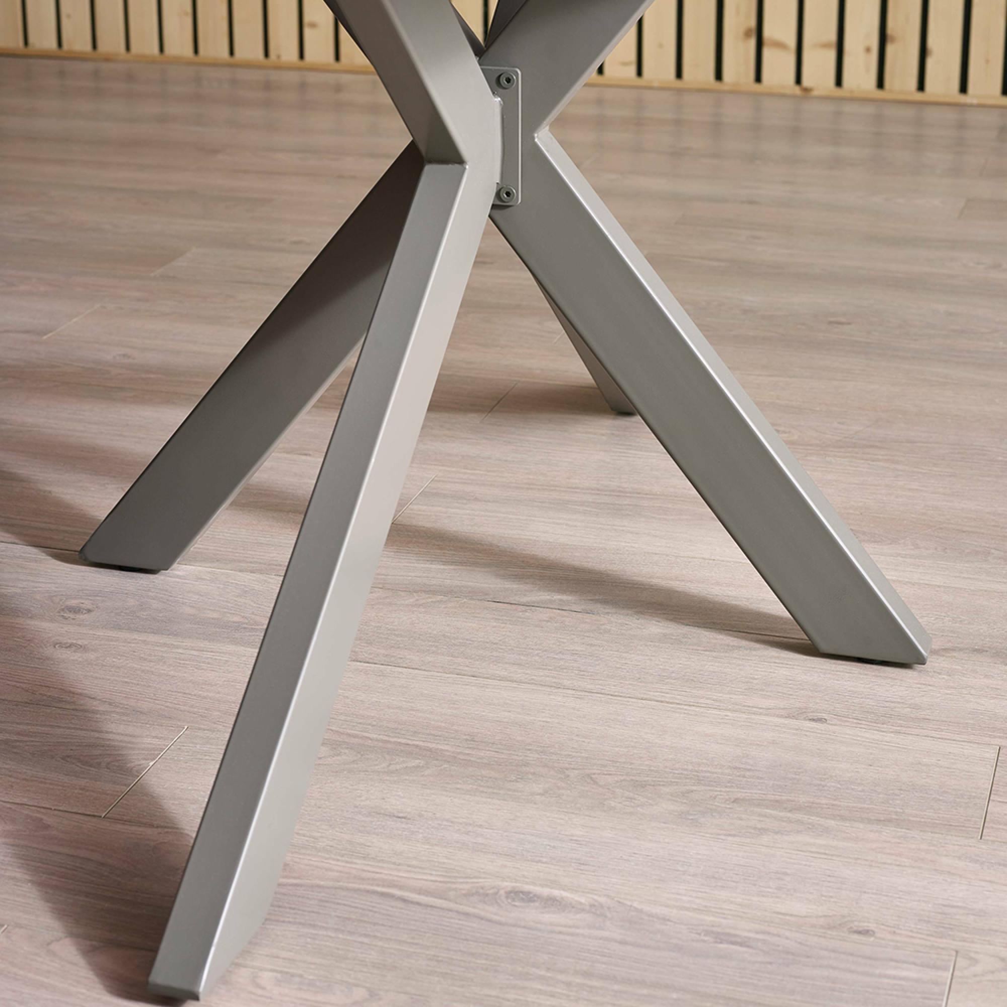 Noah Dining Table - 6 Seater - 180cm - Taupe