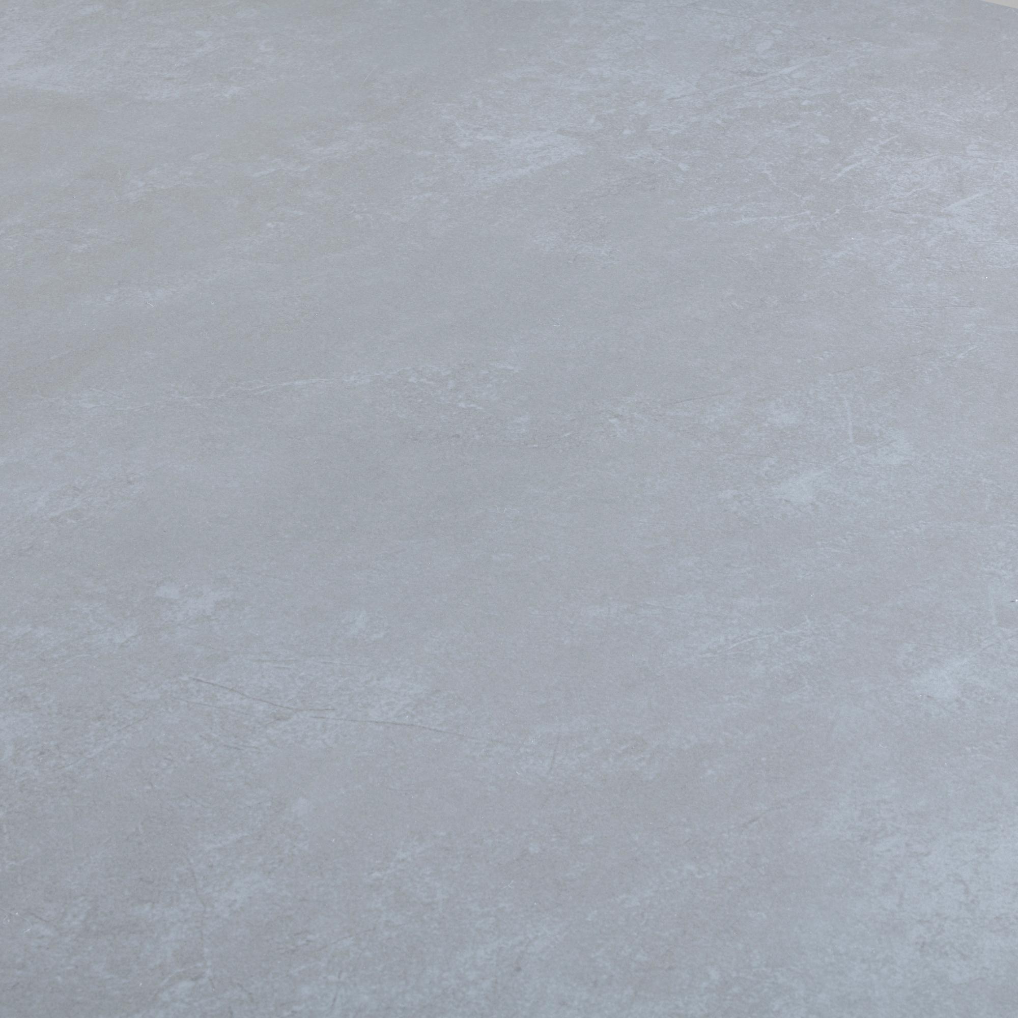 Novara Round Dining Table - 4 Seater - 130cm - Grey Ceramic - Black Star Base