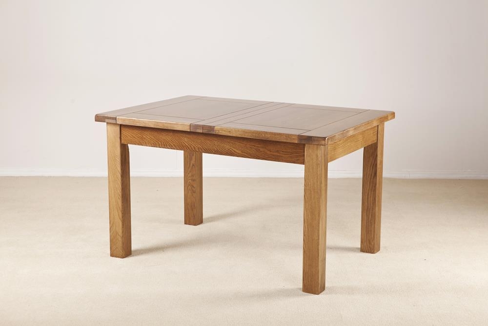Originals Rustic Oak Medium 4-8 Seater Extending Dining Table - 132cm-198.4cm