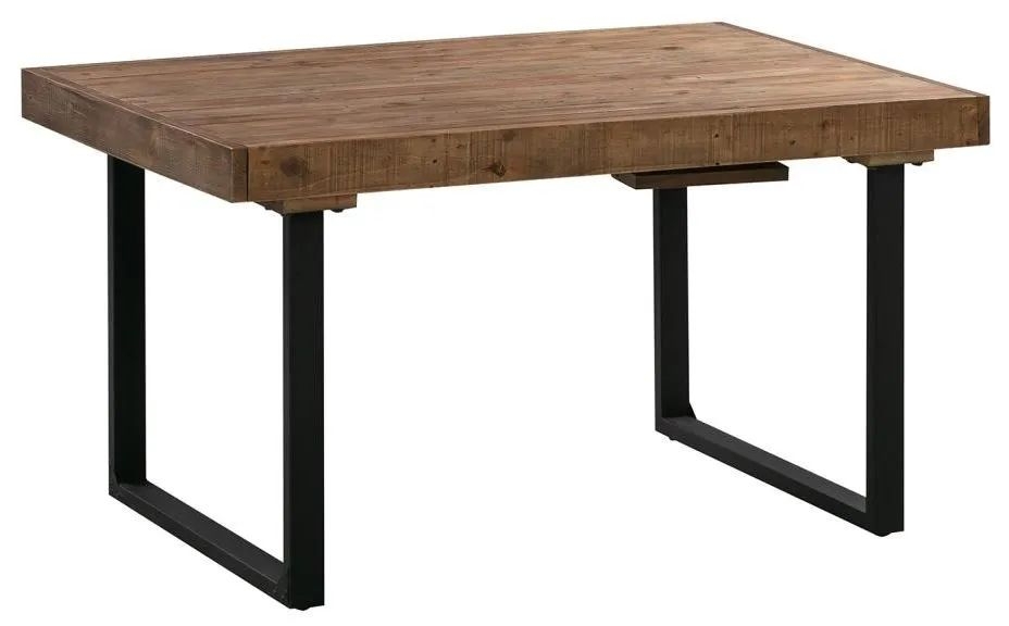 Reclaimed Pine 6 Seater Extending Dining Table - 180cm
