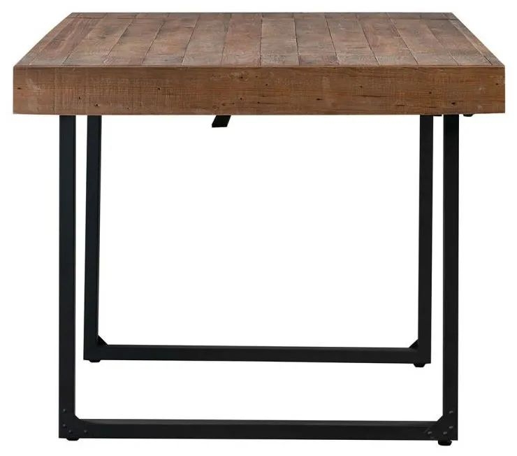 Reclaimed Pine 6 Seater Extending Dining Table - 180cm