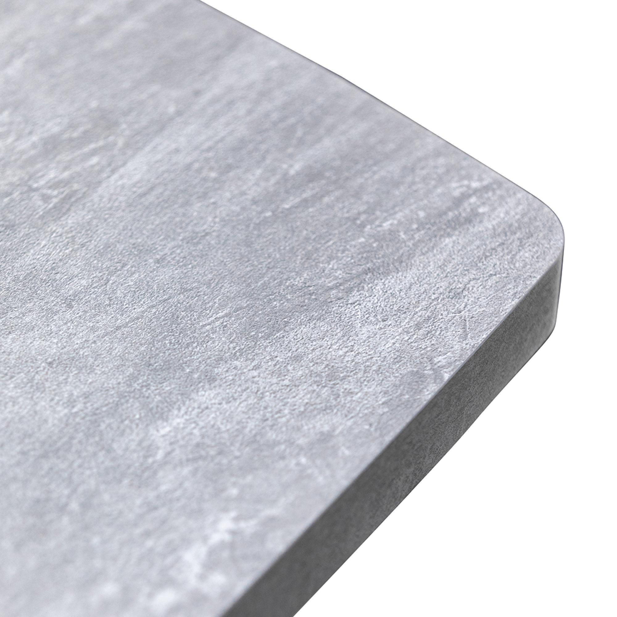 Rimini Dining Table - 6 Seater - 160cm - Grey Melamine