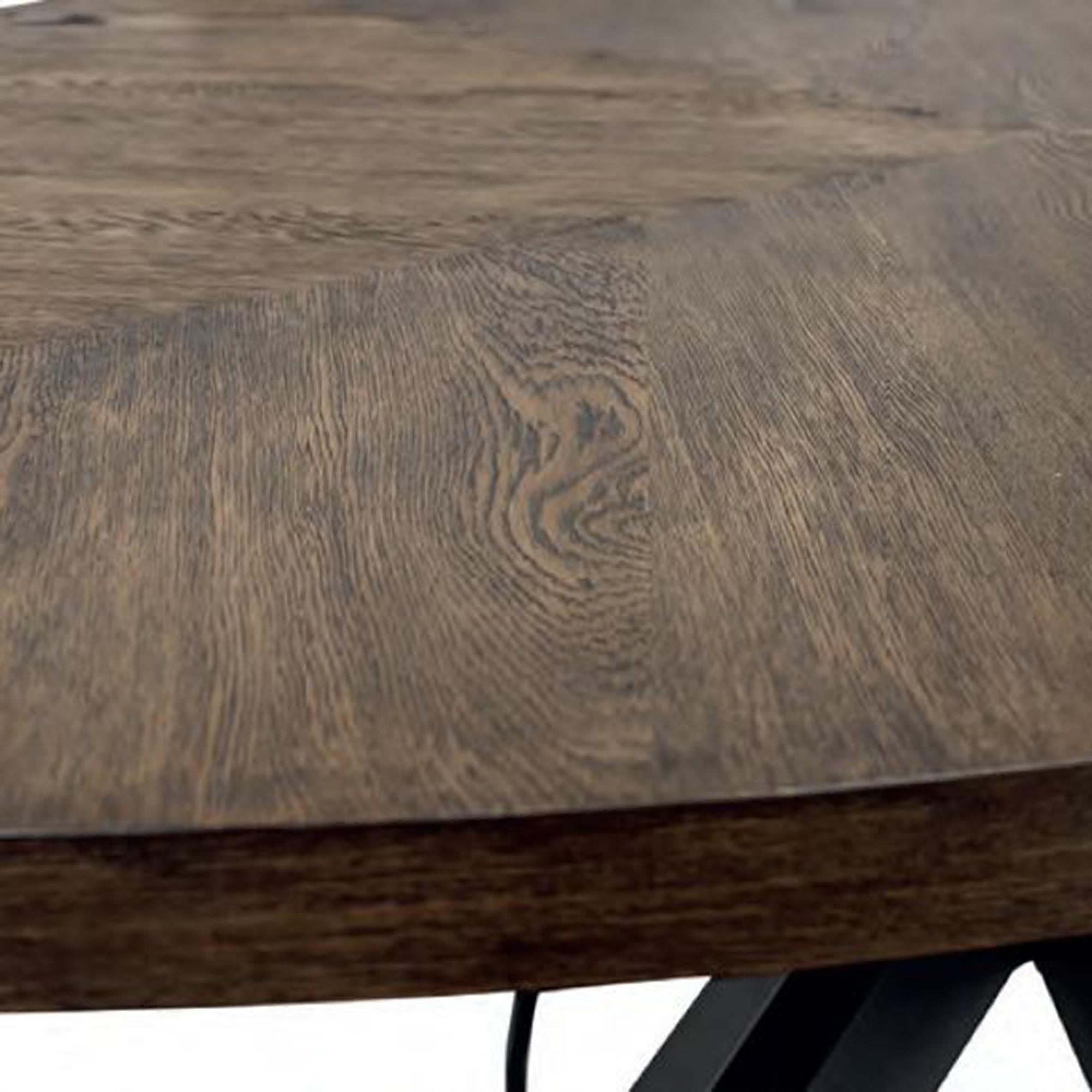Samara Dining Table - 8 Seater - 180cm - Oval - Spider Legs - Dark Oak