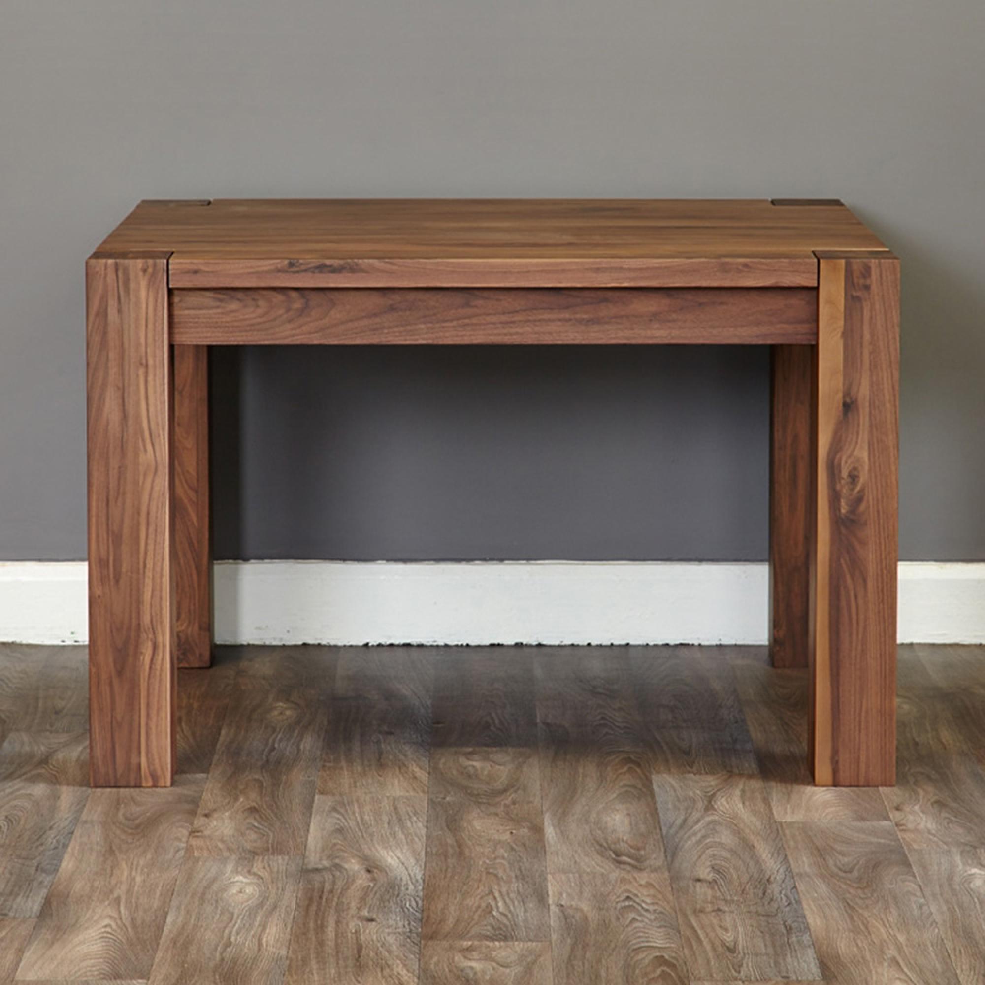 Shiro Walnut Dining Table - 4 Seater - 90cm - Small