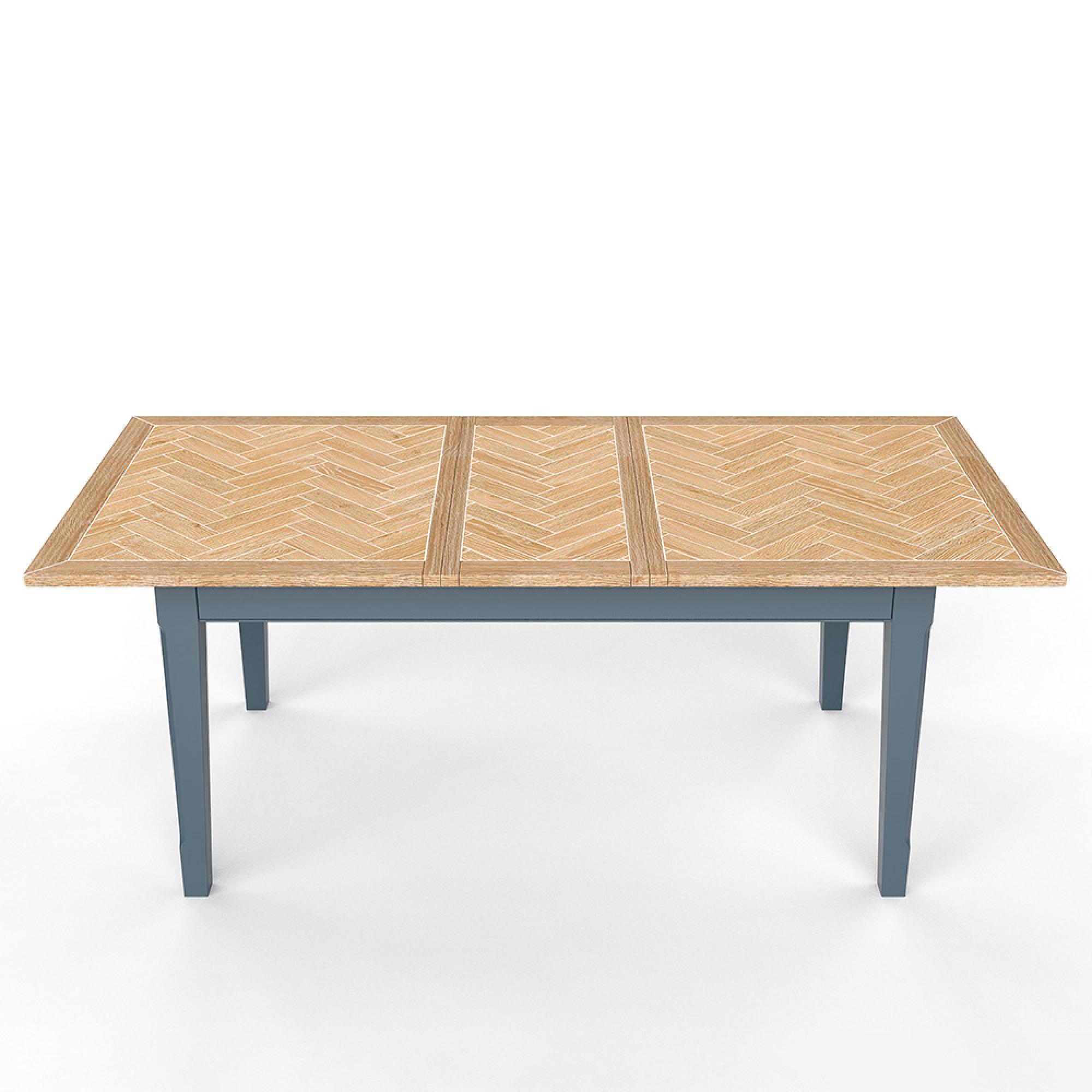Signature Blue Extending Dining Table - 6-8 Seater - 160cm-200cm