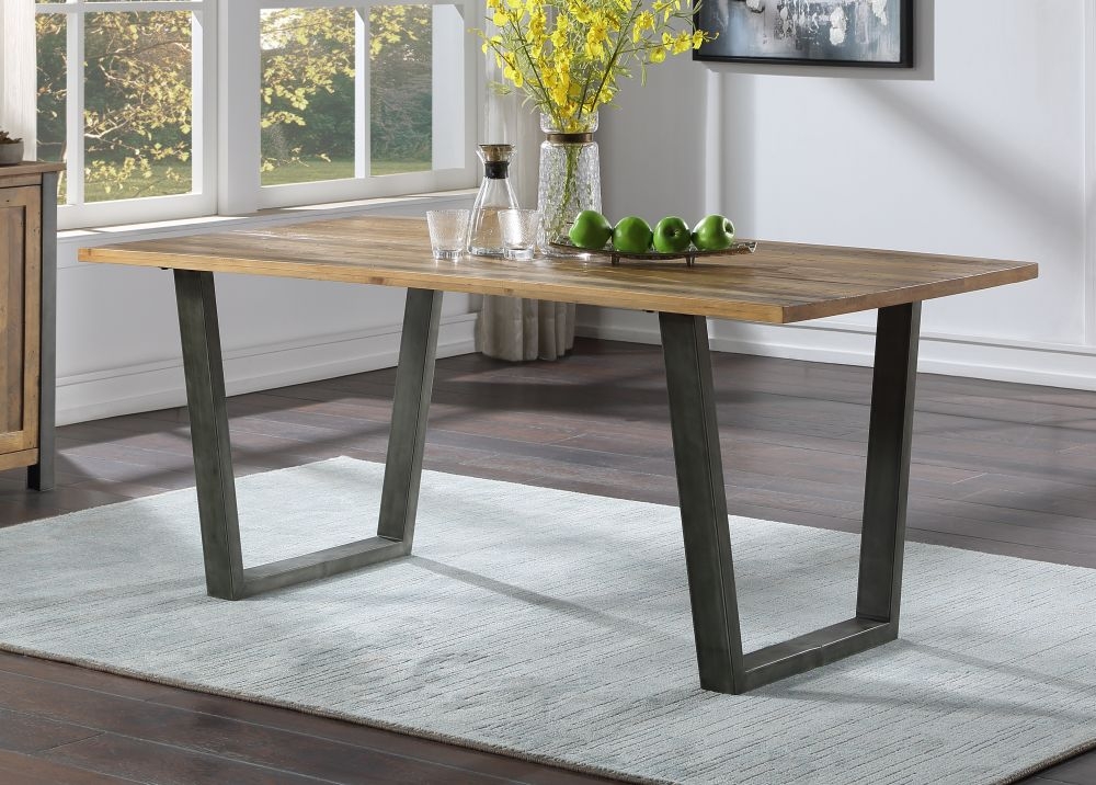 Urban Elegance Reclaimed Wood Dining Table - 6 Seater - 180cm