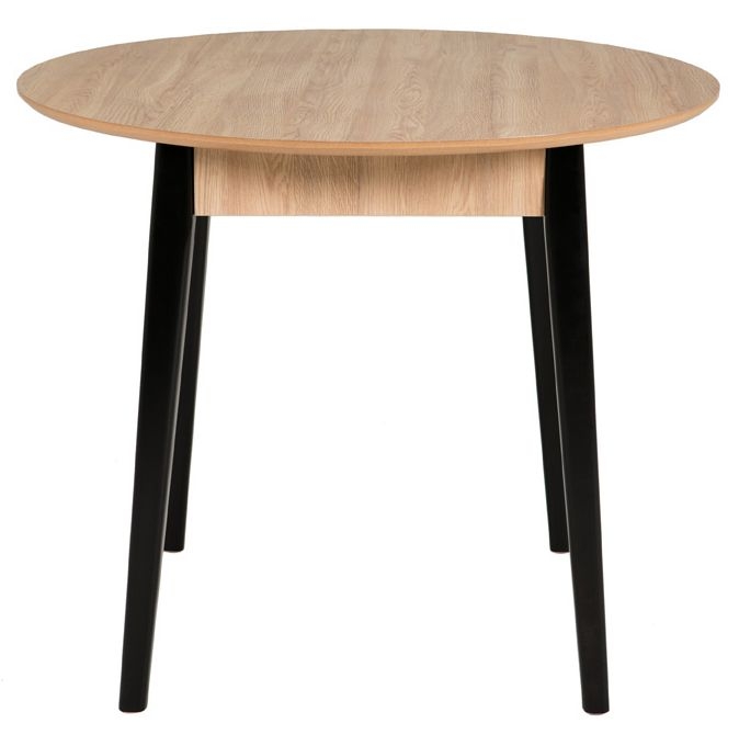 Lotti Round Dining Table - 2 Seater - 90cm - Oak