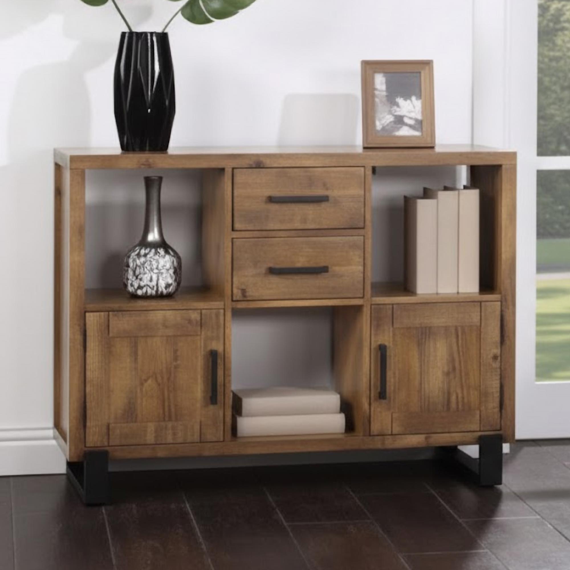 Pembroke Low Display Unit - Rustic Pine