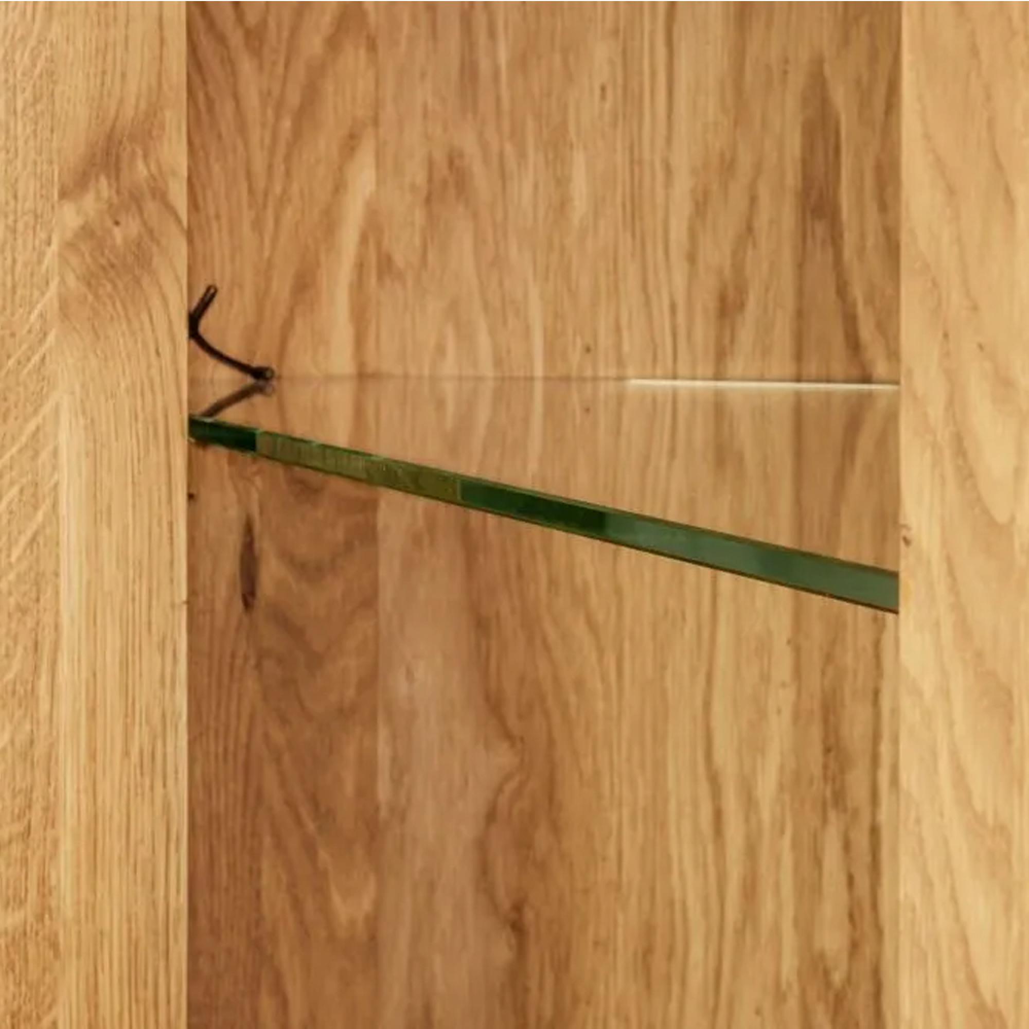 Clearance - Display Cabinet - Massive Oak - B177