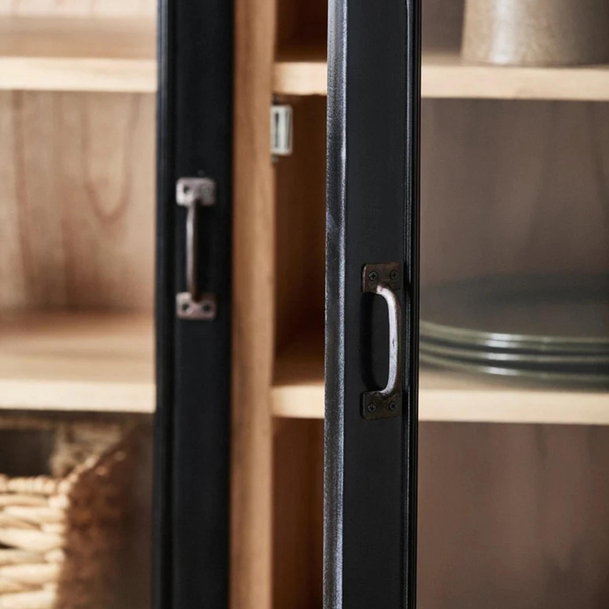 Viva Display Cabinet - 2 Door - 4 Drawer - Black