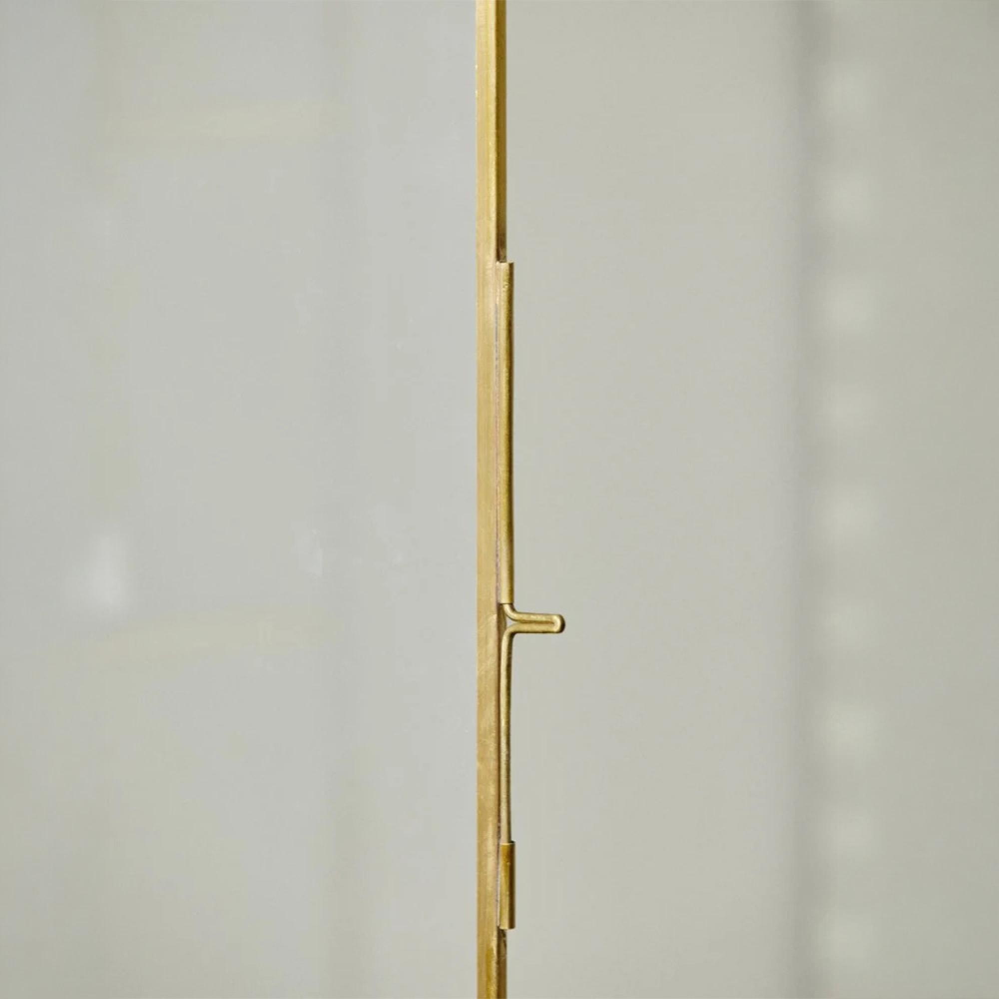 Ada Wall Display Cabinet - 1 Door - Small - Gold - Metal