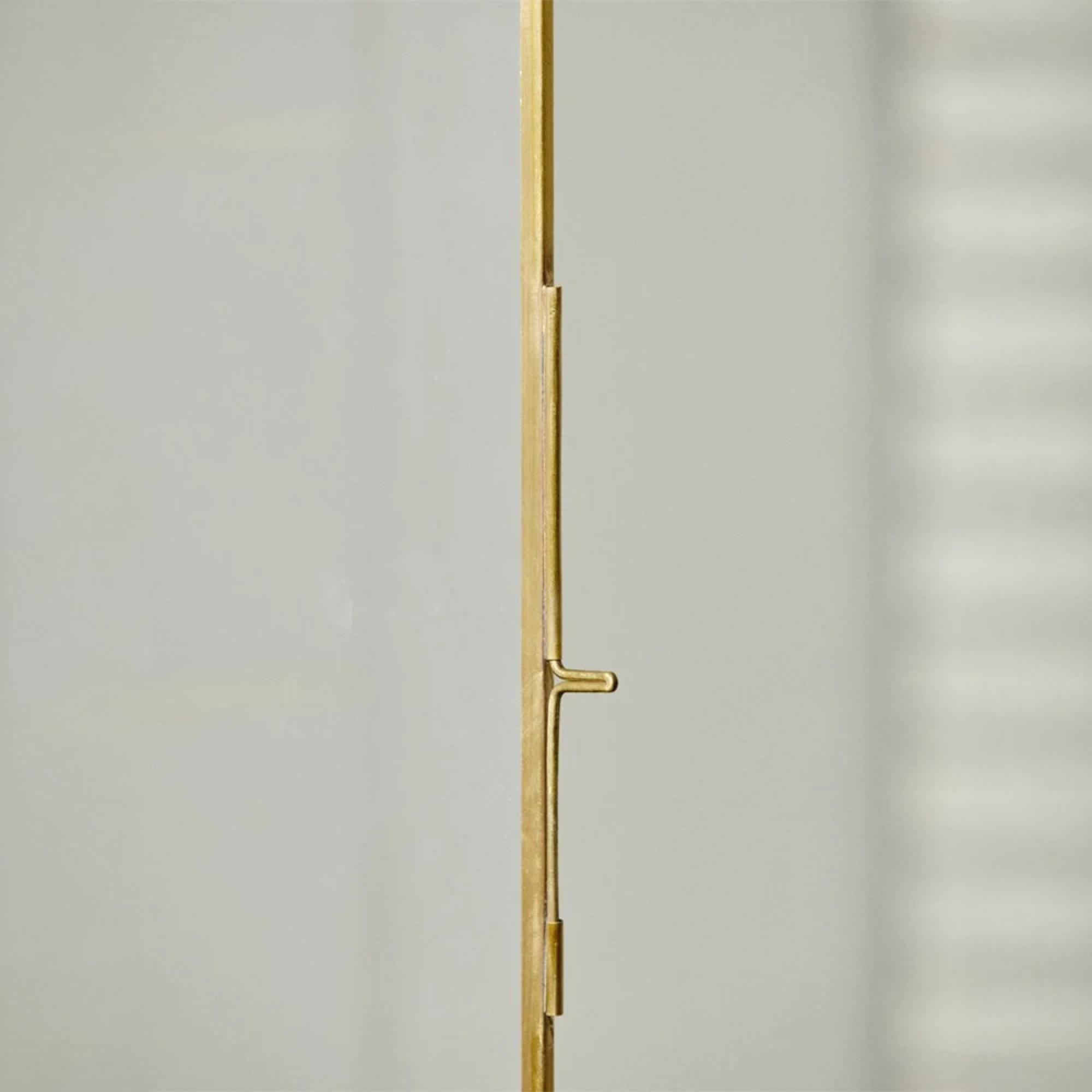 Ada Wall Display Cabinet - 1 Door - Gold - Metal