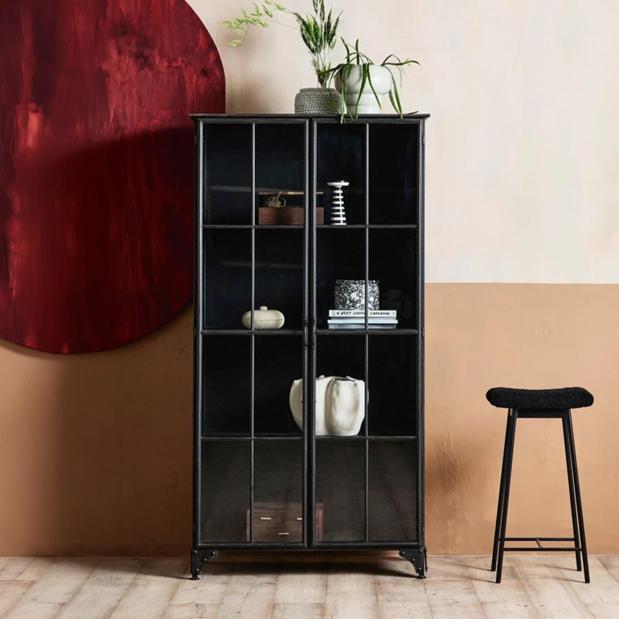 Downtown Display Cabinet - 2 Door - Black