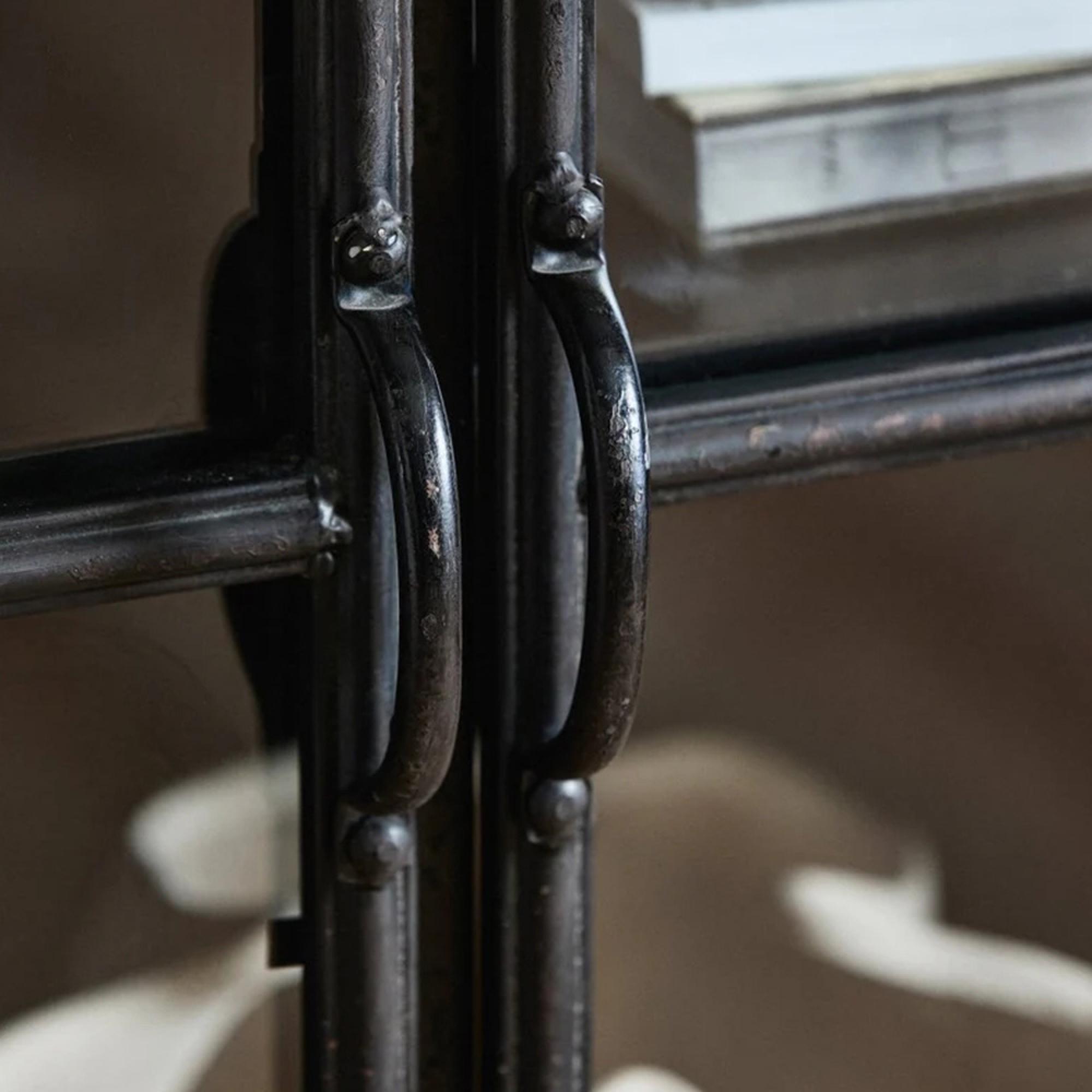 Downtown Wall Display Cabinet - 2 Door - Wide - Glass - Black