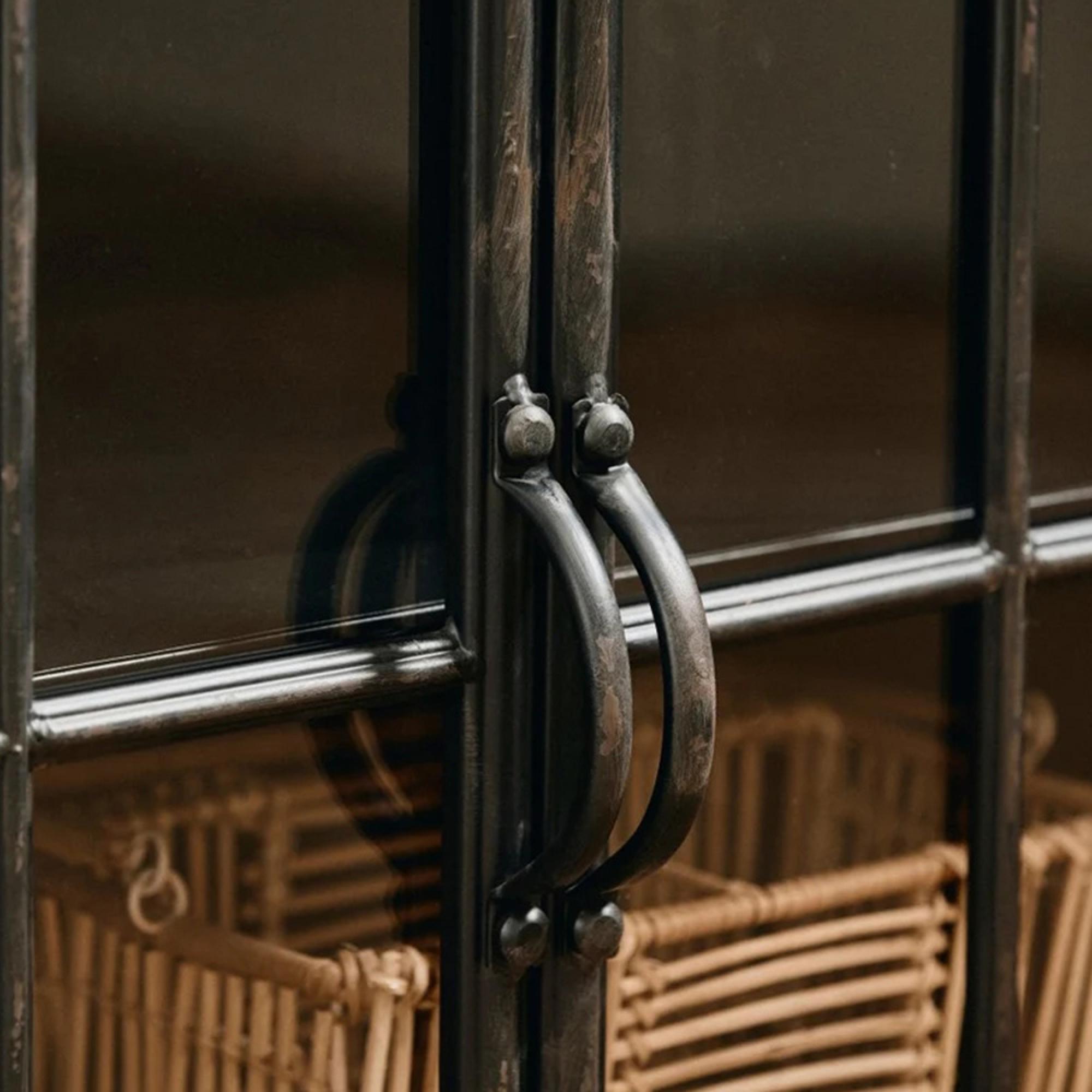 Downtown Display Cabinet - 4 Door - Black