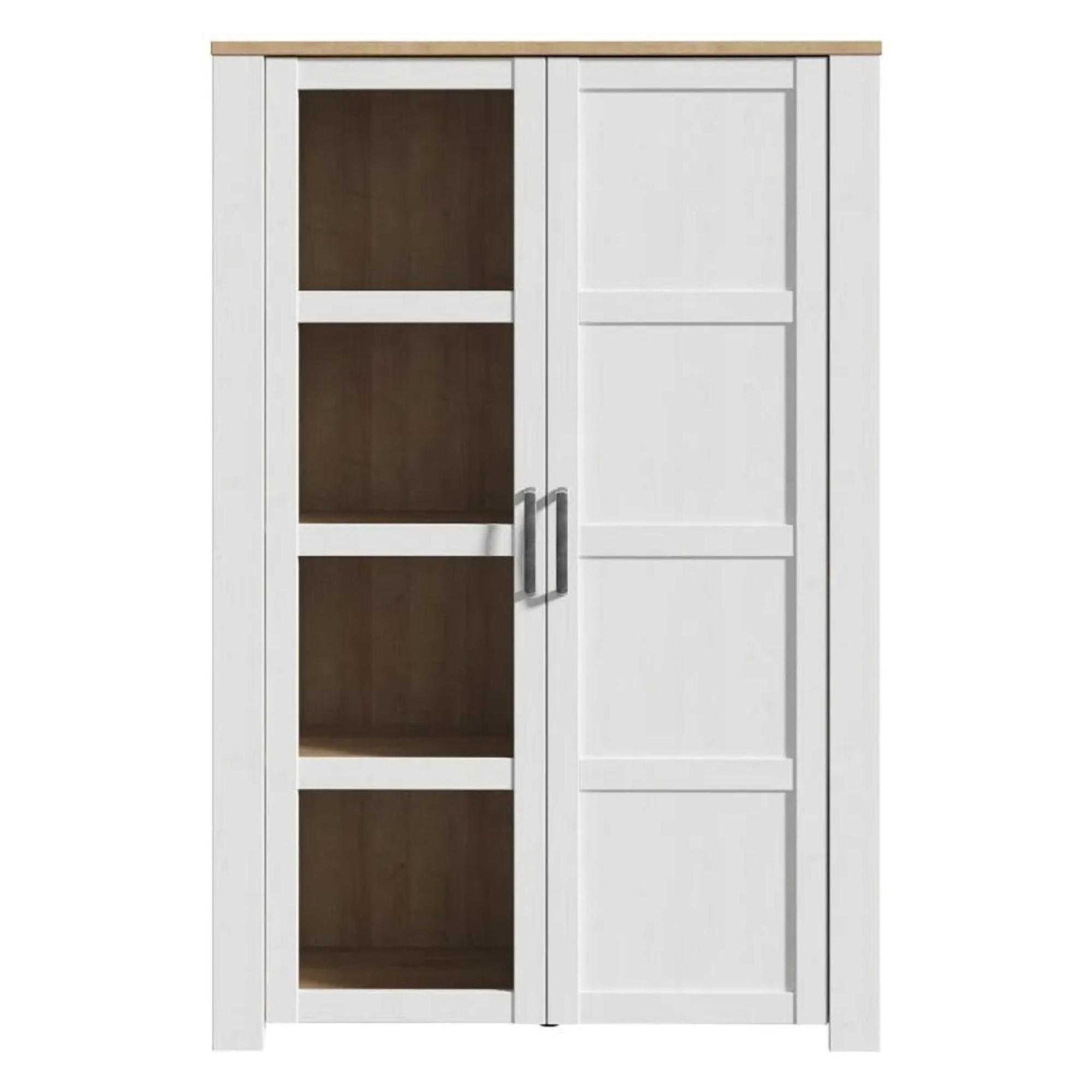 Bohol Display Cabinet - 2 Door - White