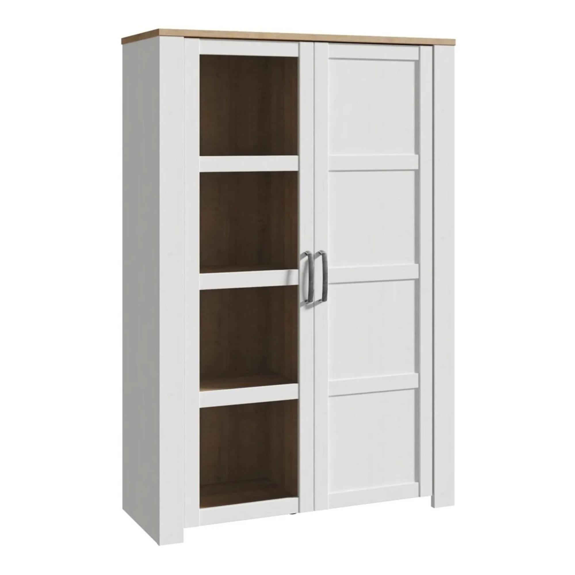 Bohol Display Cabinet - 2 Door - White