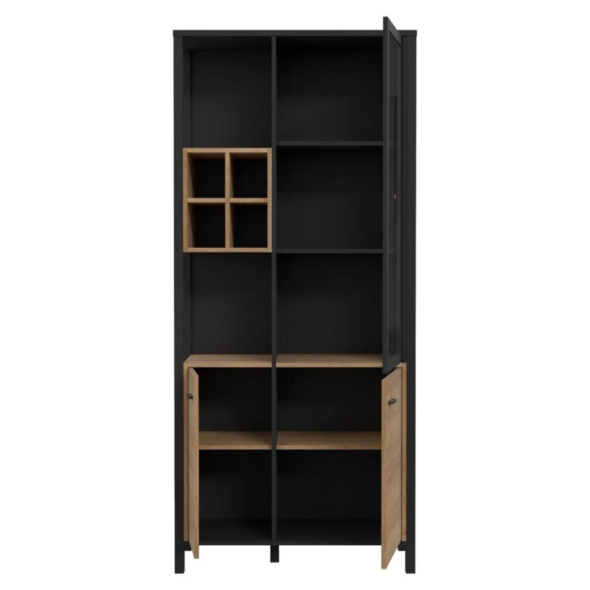 High Rock Display Cabinet - Oak
