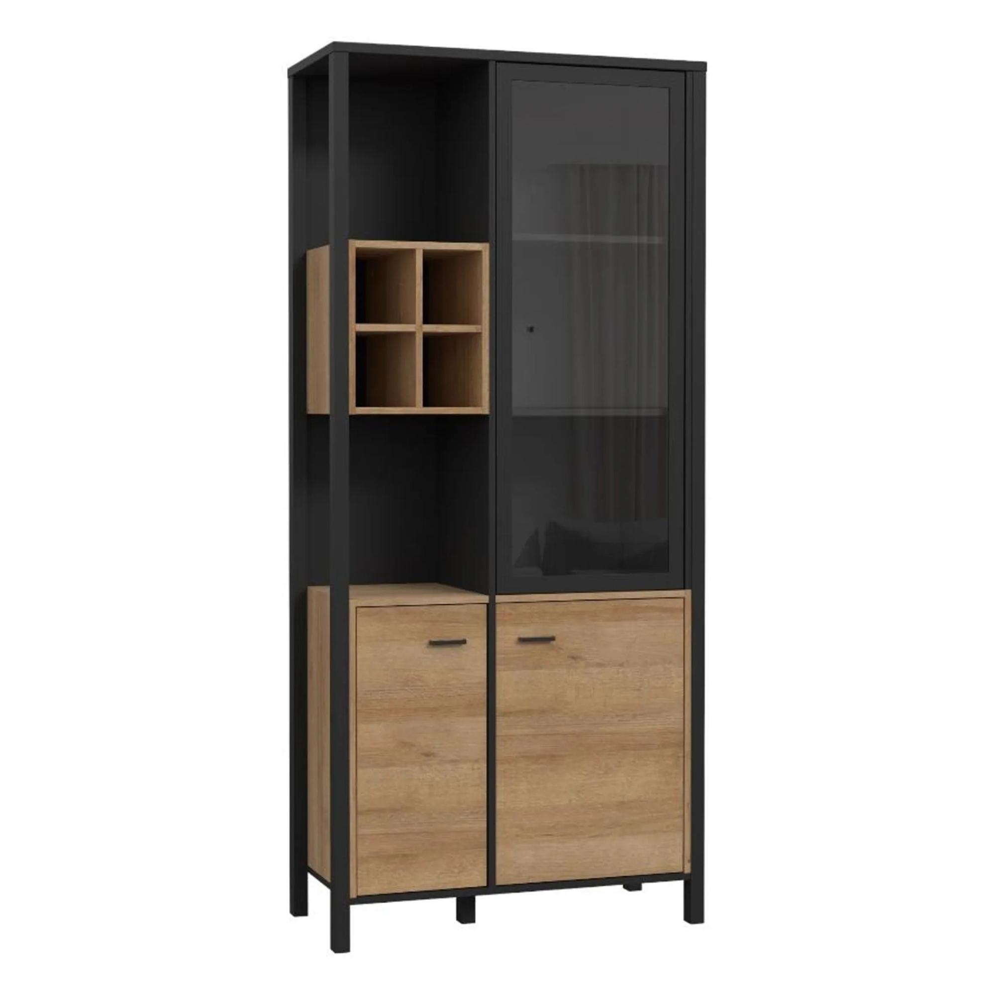 High Rock Display Cabinet - Oak