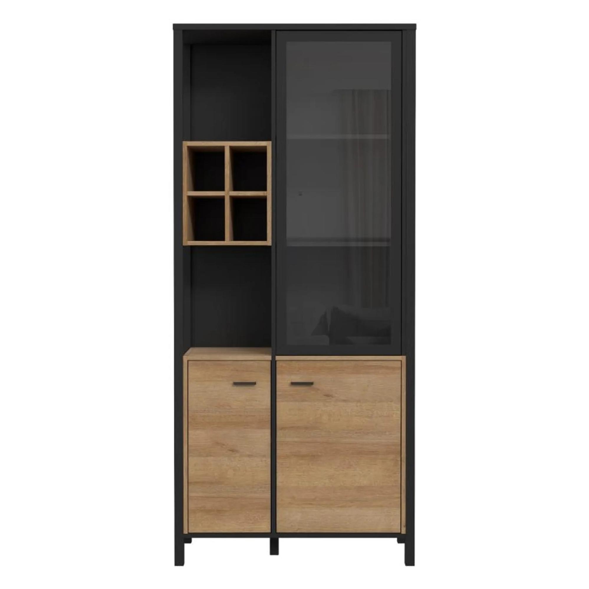 High Rock Display Cabinet - Oak