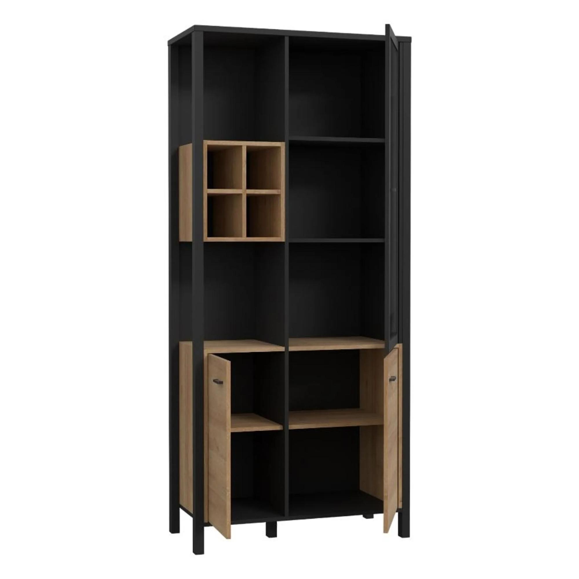 High Rock Display Cabinet - Oak