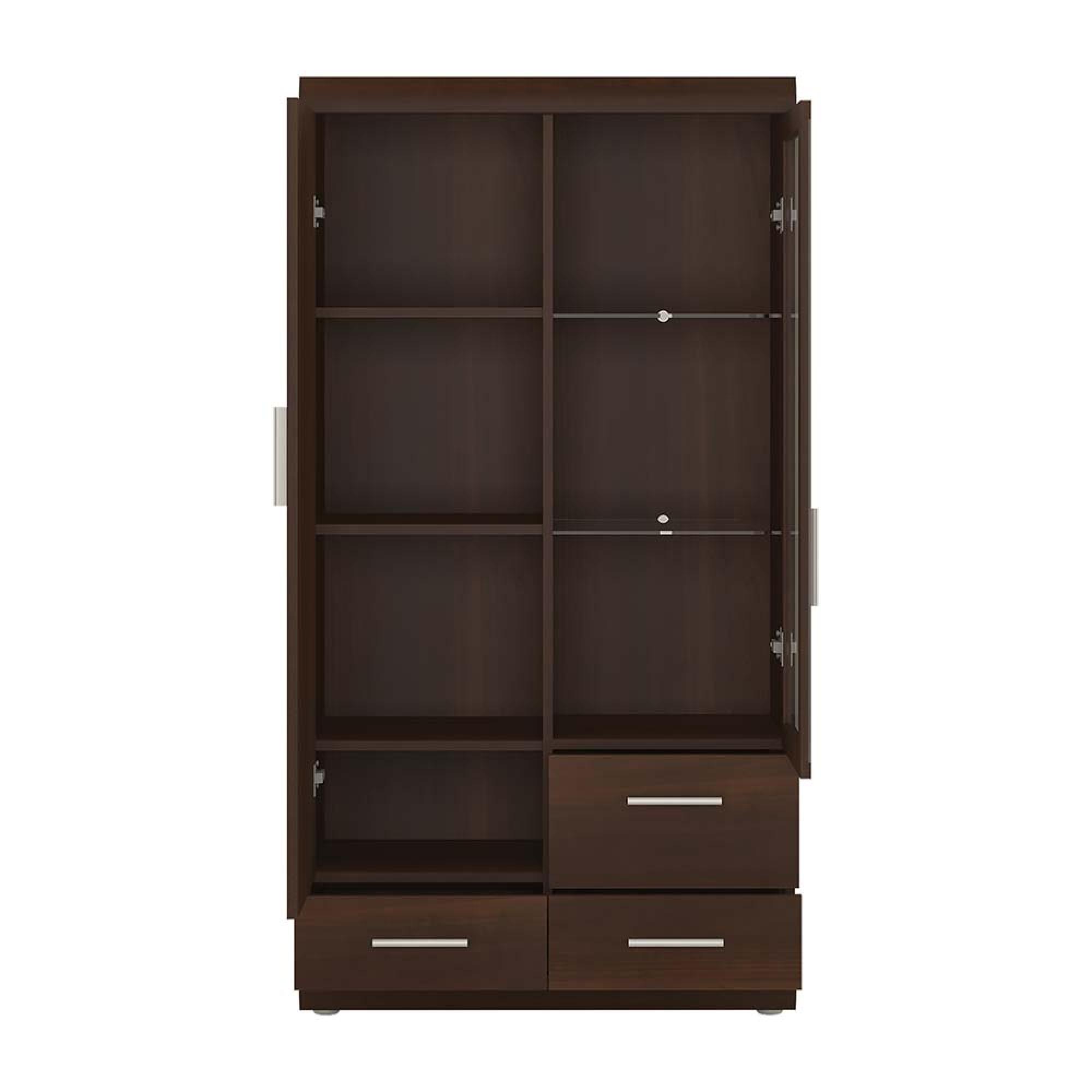 Imperial Display Cabinet - 2 Door - Glazed - Mahogany