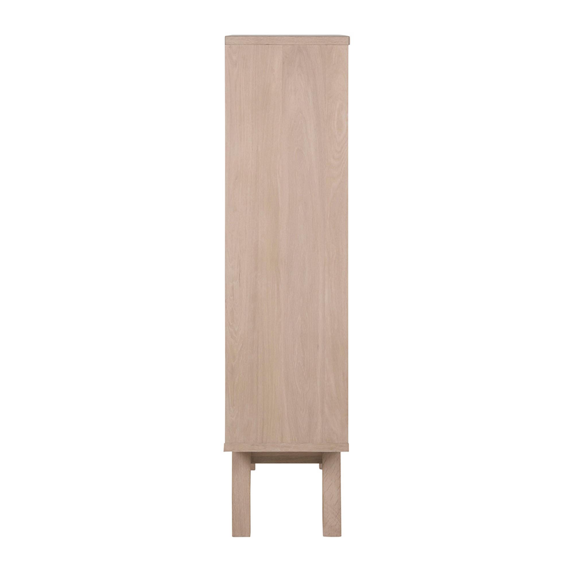 A-Line Display Cabinet - 2 Drawer - White Oak