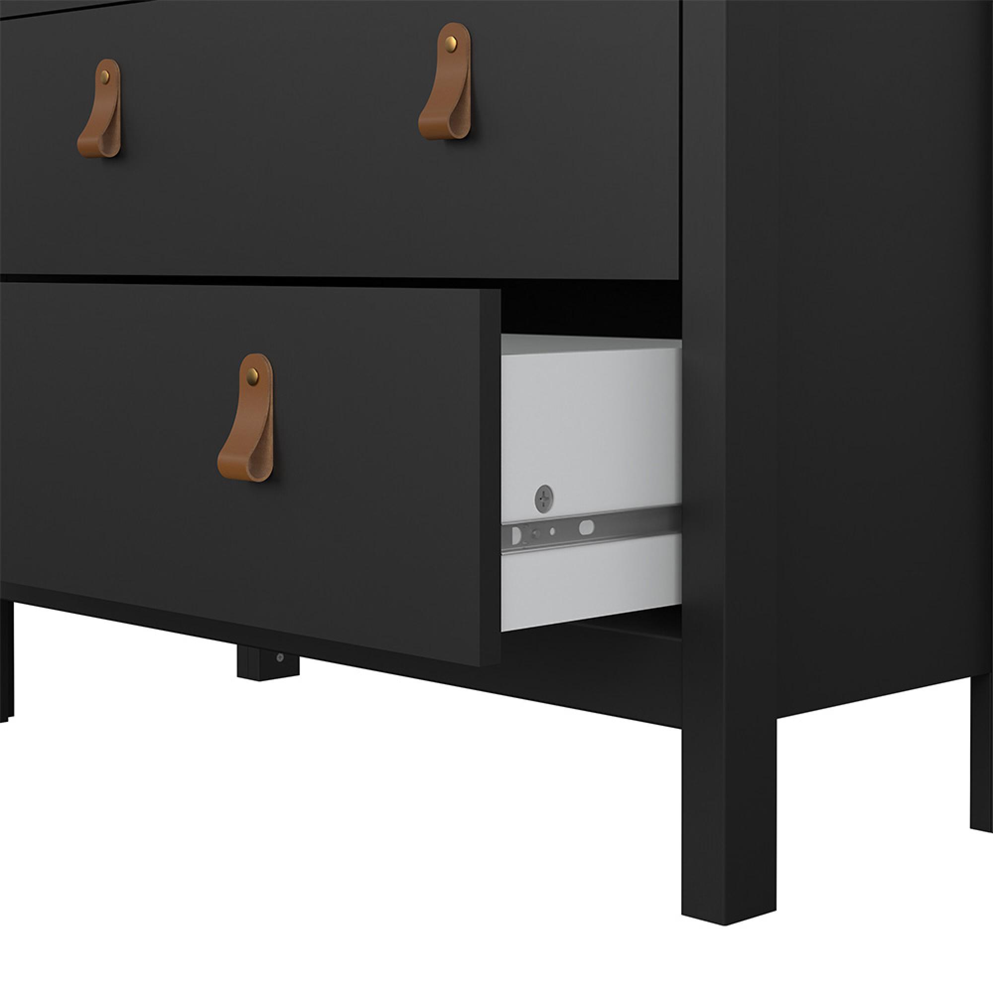 Barcelona Display Cabinet - 2 Door - Black