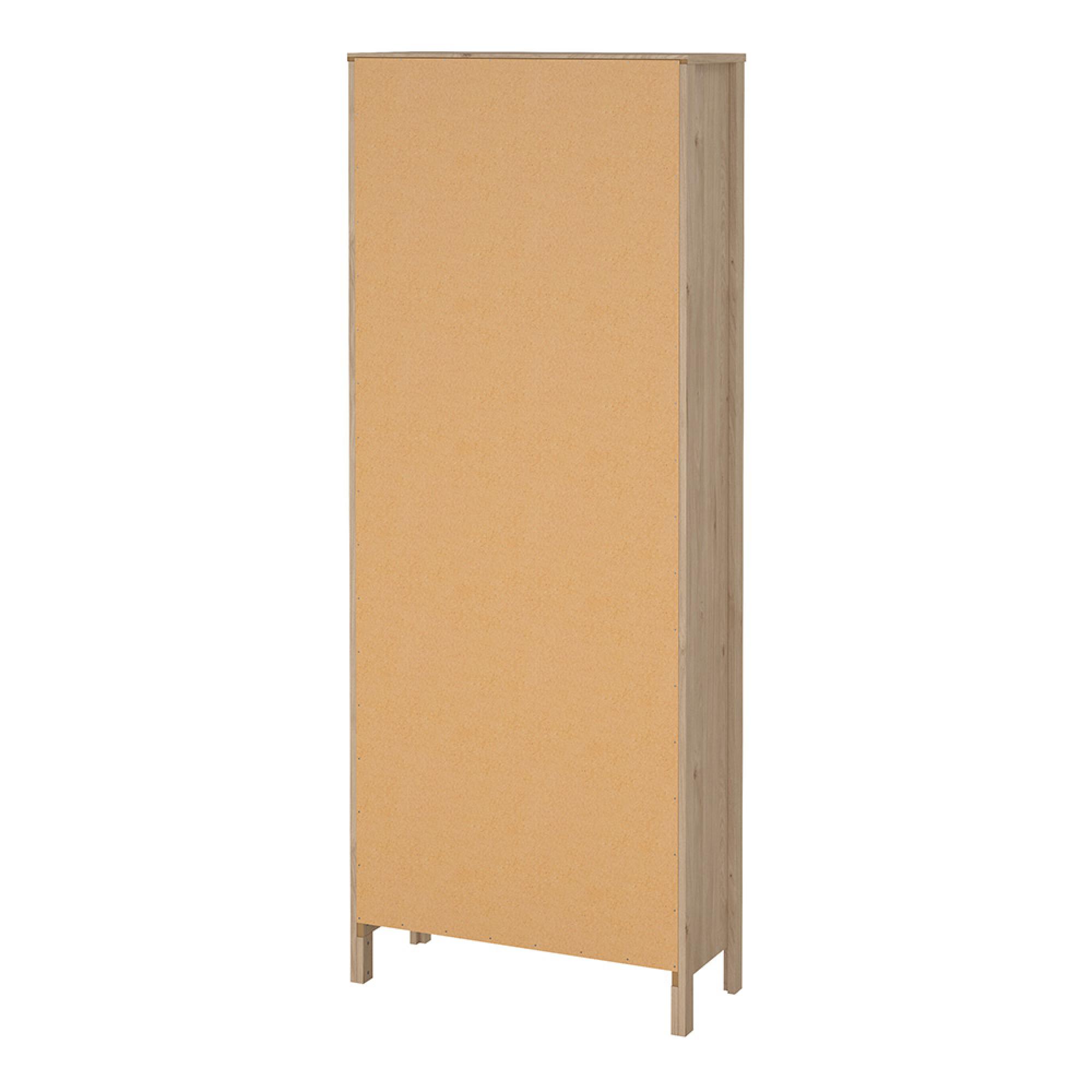 Barcelona Display Cabinet - 3 Drawer - Jackson Hickory Oak