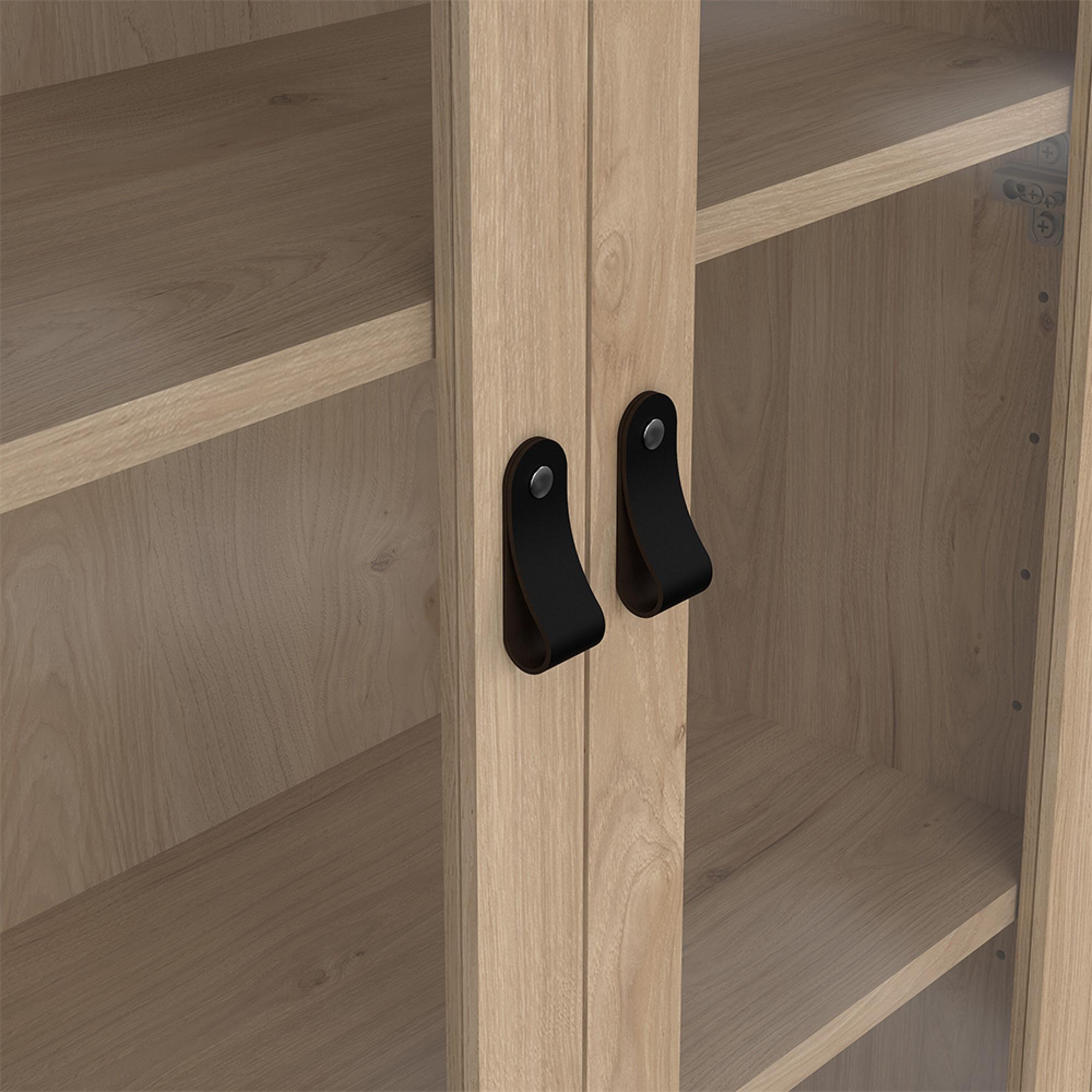 Barcelona Display Cabinet - 3 Drawer - Jackson Hickory Oak
