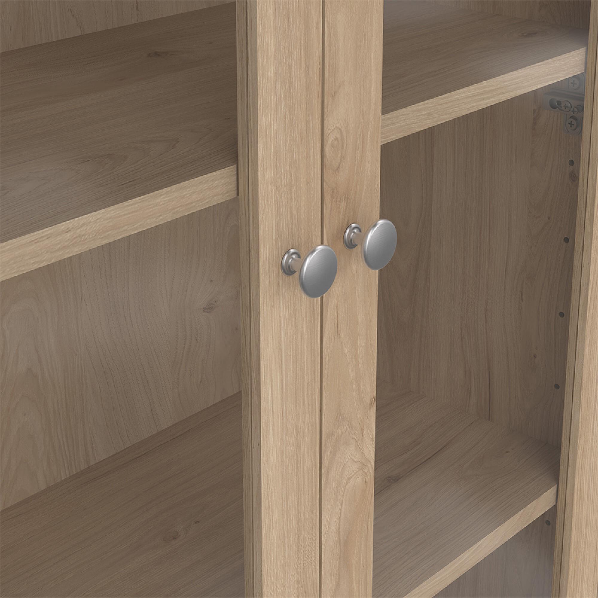 Madrid Display Cabinet - 3 Drawer - Jackson Hickory Oak