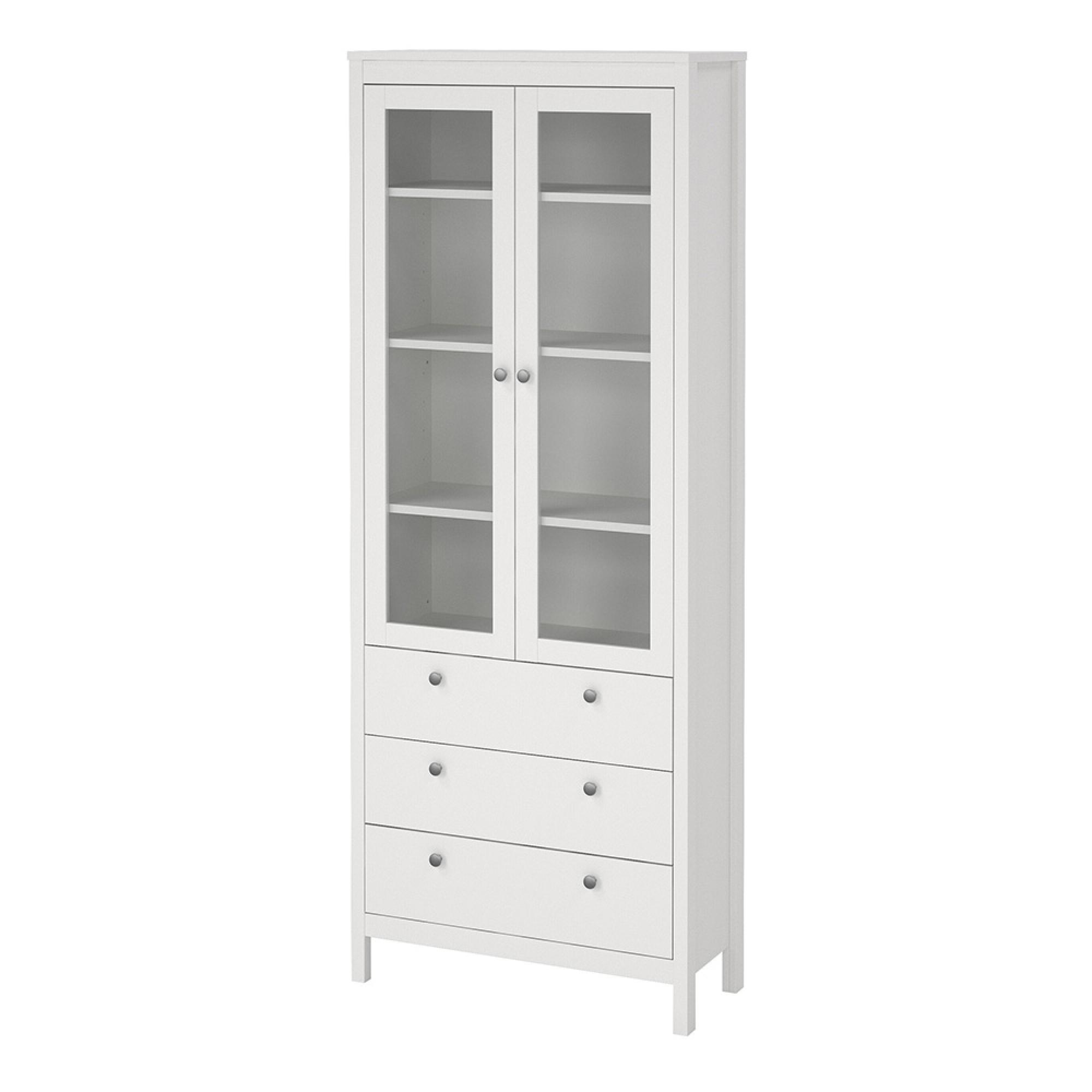 Madrid Display Cabinet - 2 Door - White