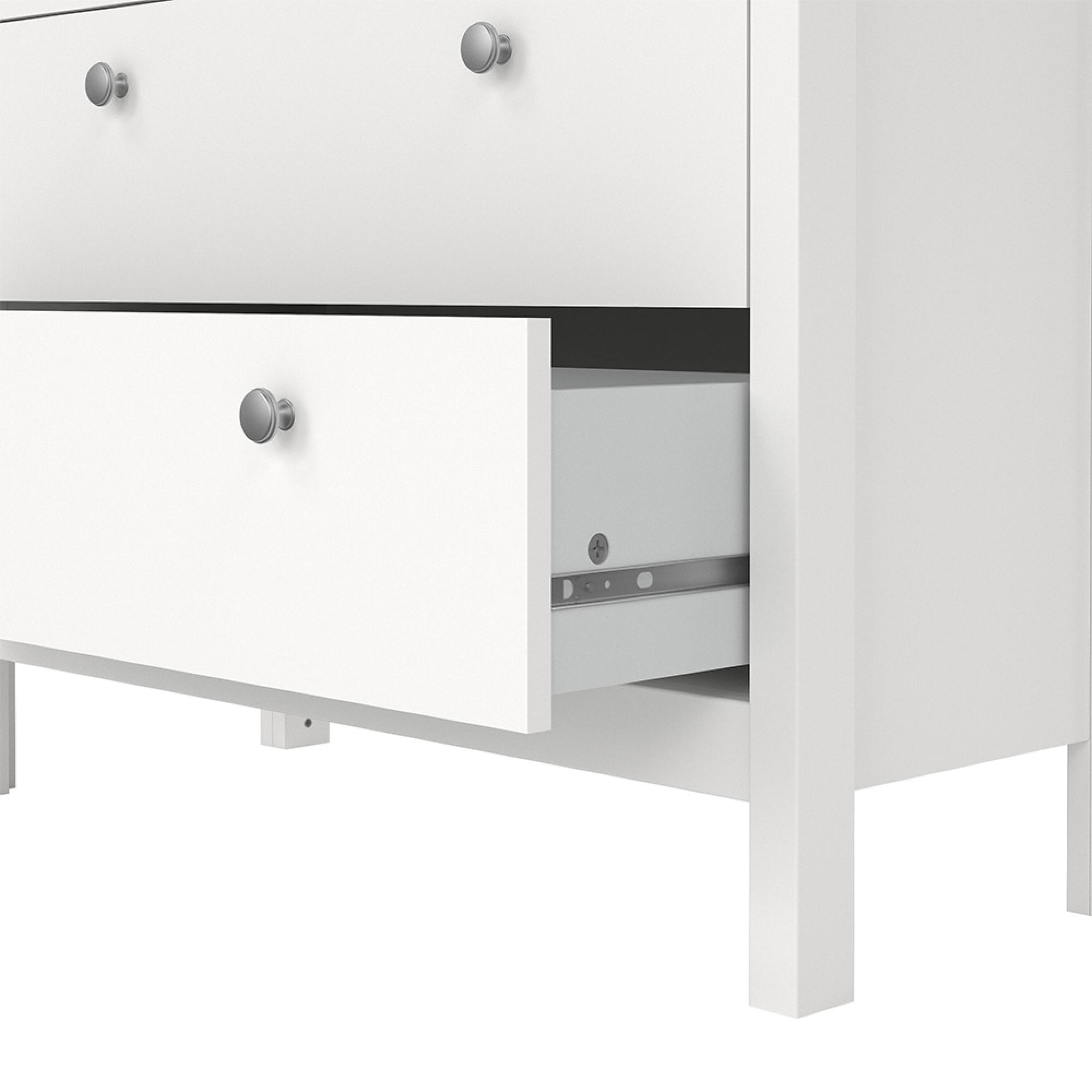 Madrid Display Cabinet - 2 Door - White