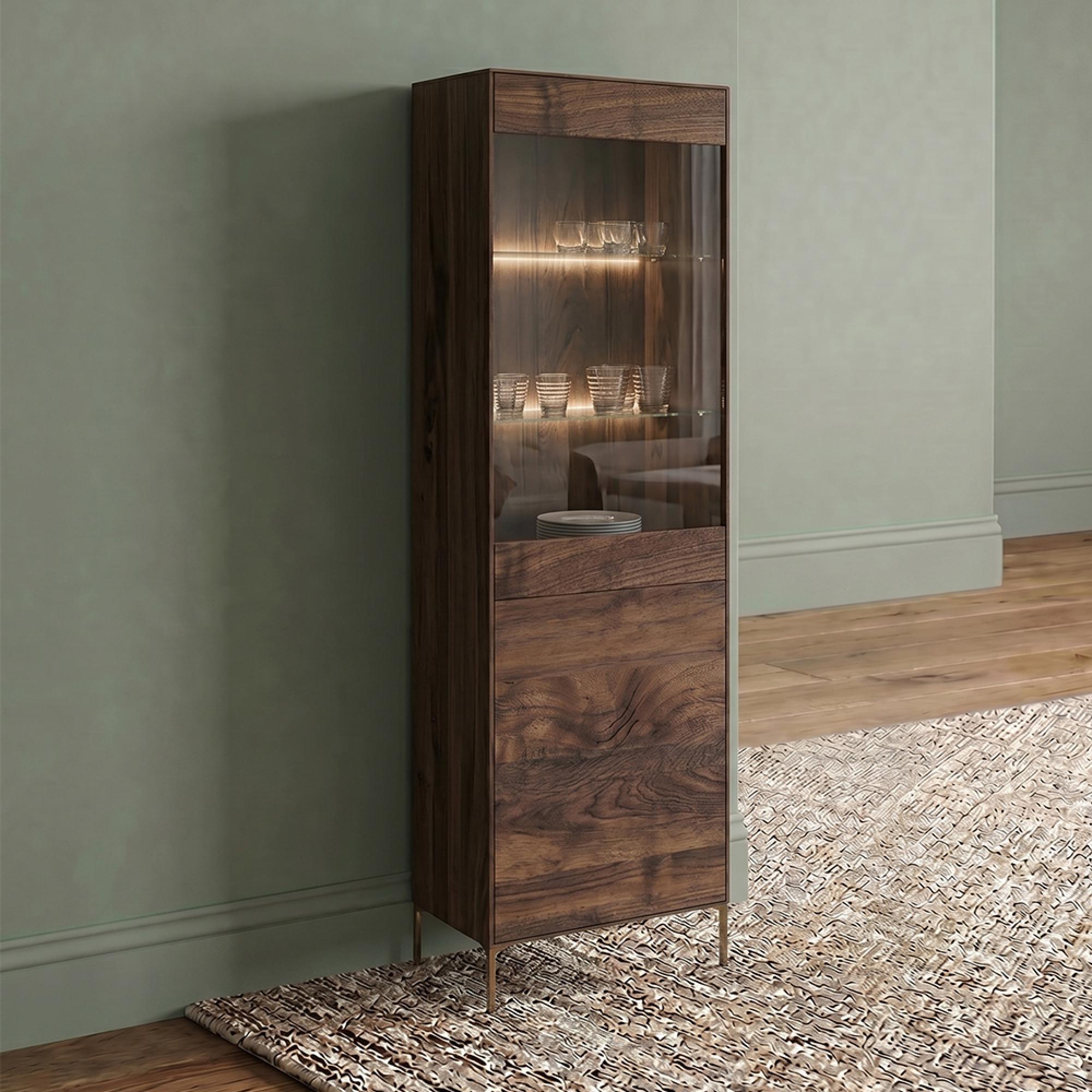 Helga Display Cabinet - 2 Door - Oiled Walnut - Variation Available