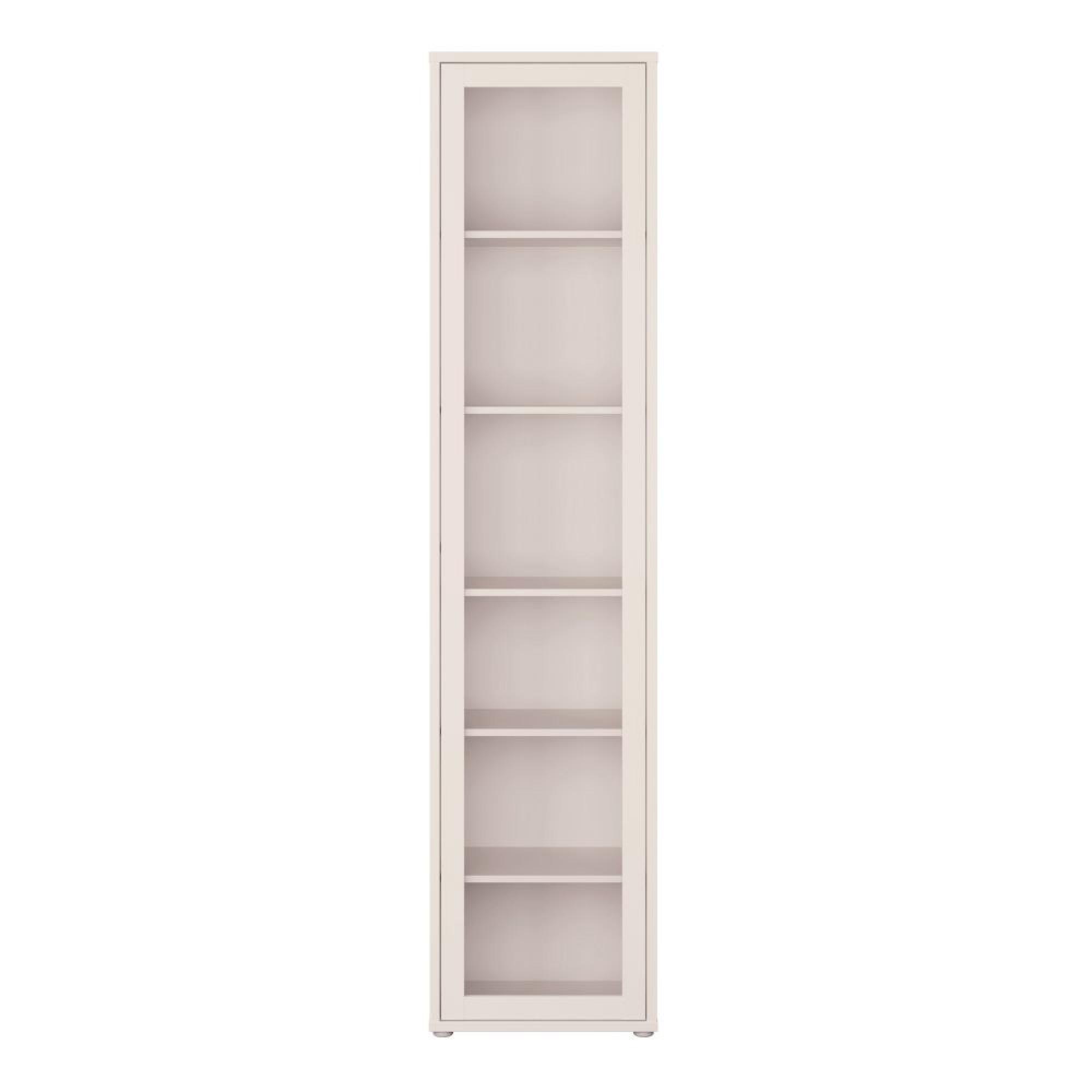 Alice Springs Display Cabinet - 1 Door - Tall - Glass - Sand