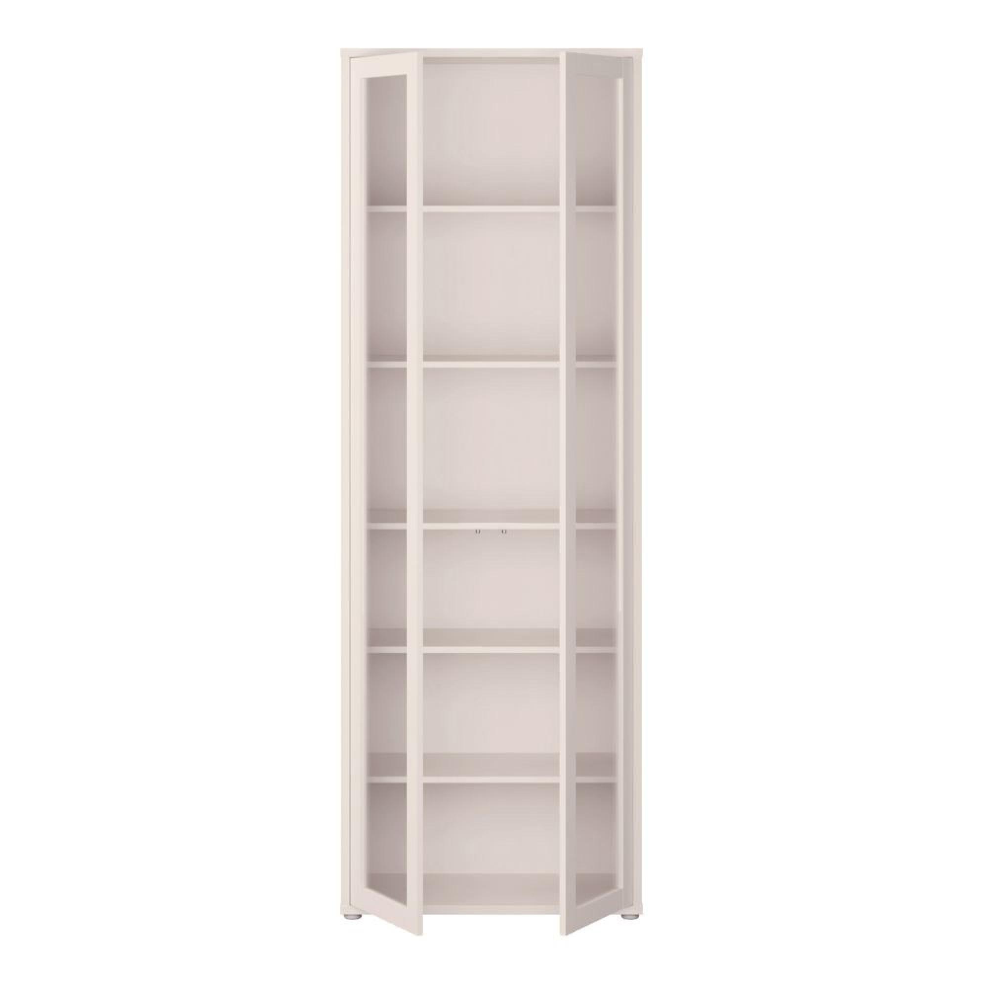 Alice Springs Display Cabinet - 2 Door - Tall - Glass - Sand
