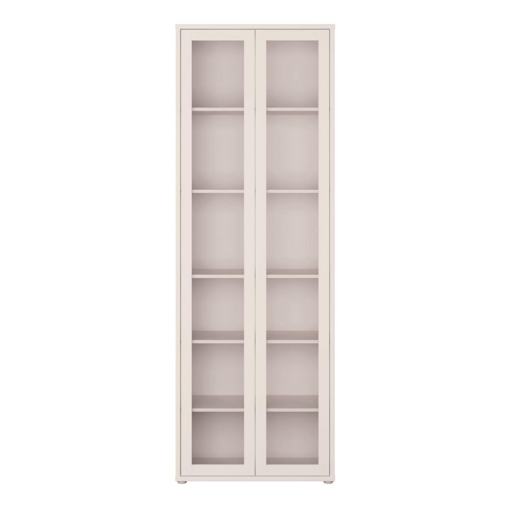 Alice Springs Display Cabinet - 2 Door - Tall - Glass - Sand