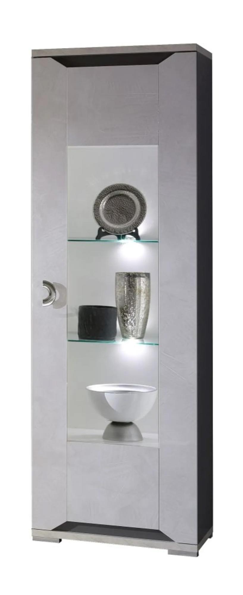 Angelo 1 Door Display Cabinet - RHF