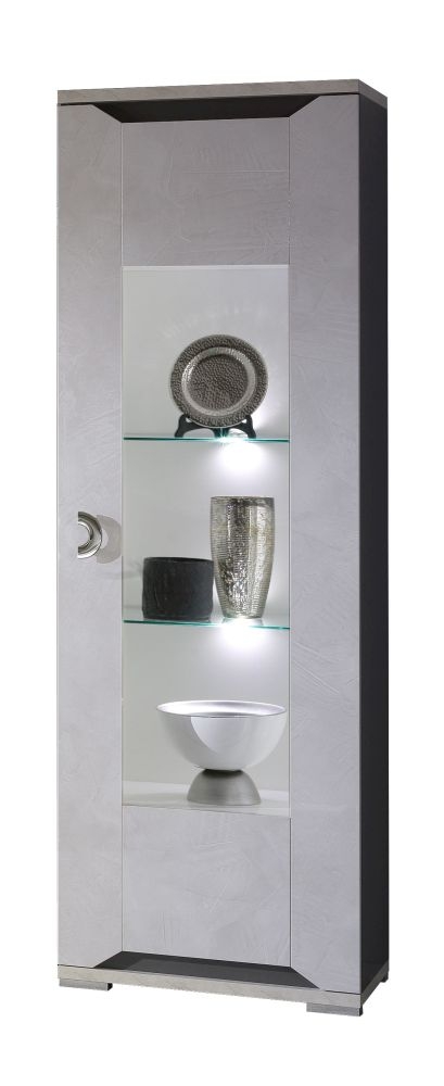 Angelo 1 Door Display Cabinet - RHF