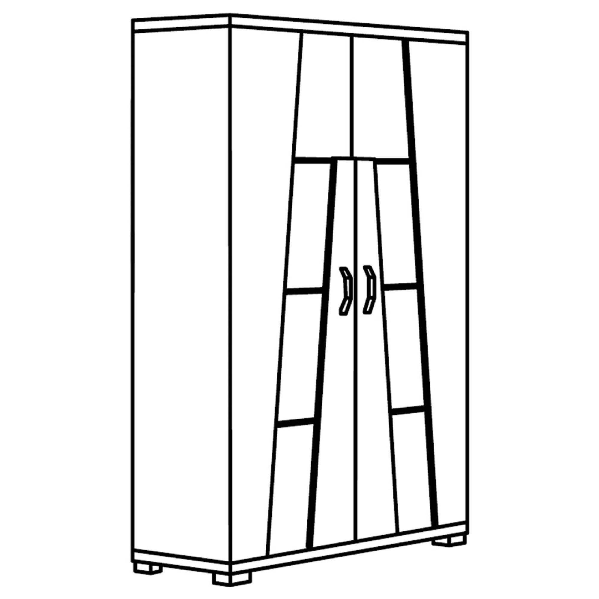 Bagni 2 Door Display Cabinet