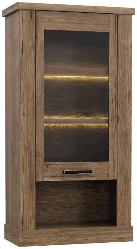 Corona Oak Effect Small Display Cabinet